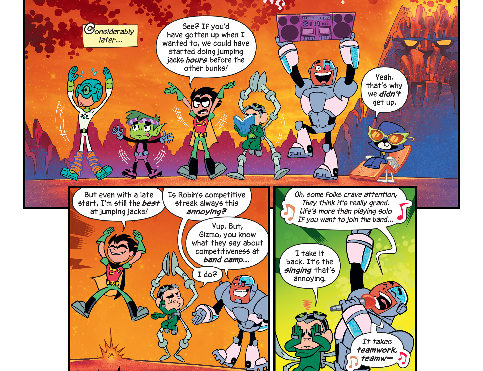 Read online Teen Titans Go! To Camp comic -  Issue #5 - 12