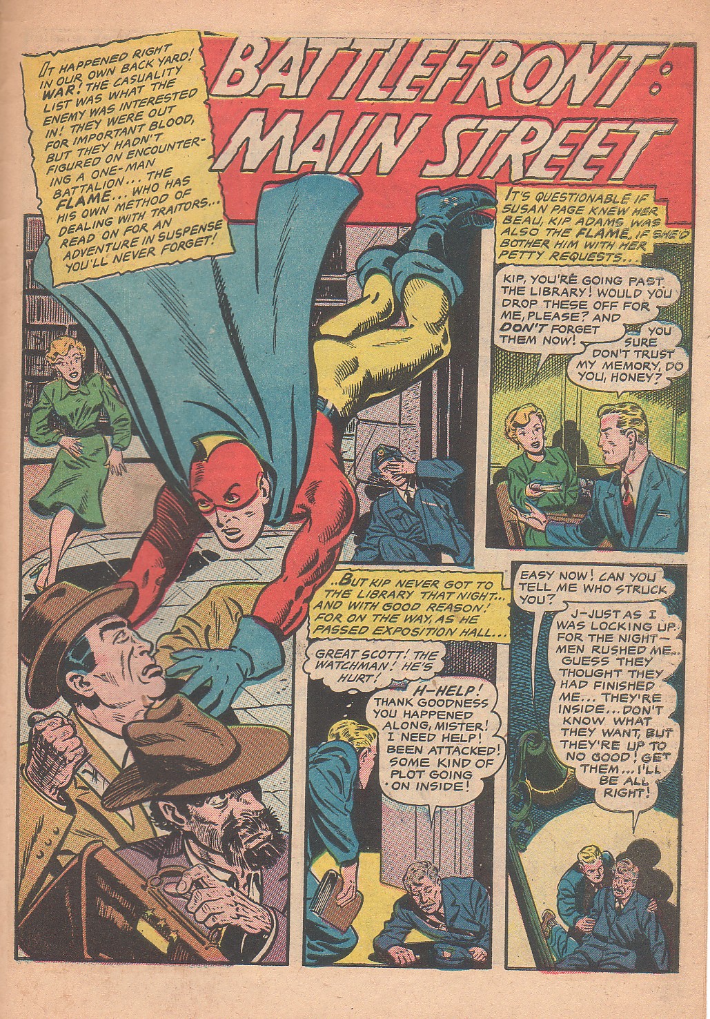 Read online The Flame comic -  Issue #1 - 29