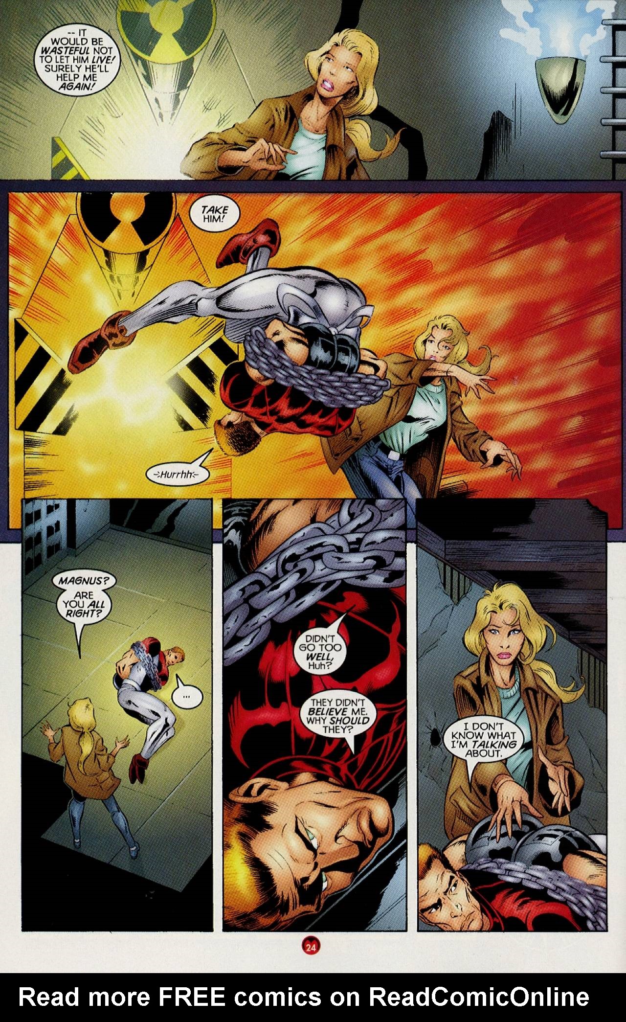 Read online Magnus Robot Fighter (1997) comic -  Issue #9 - 20