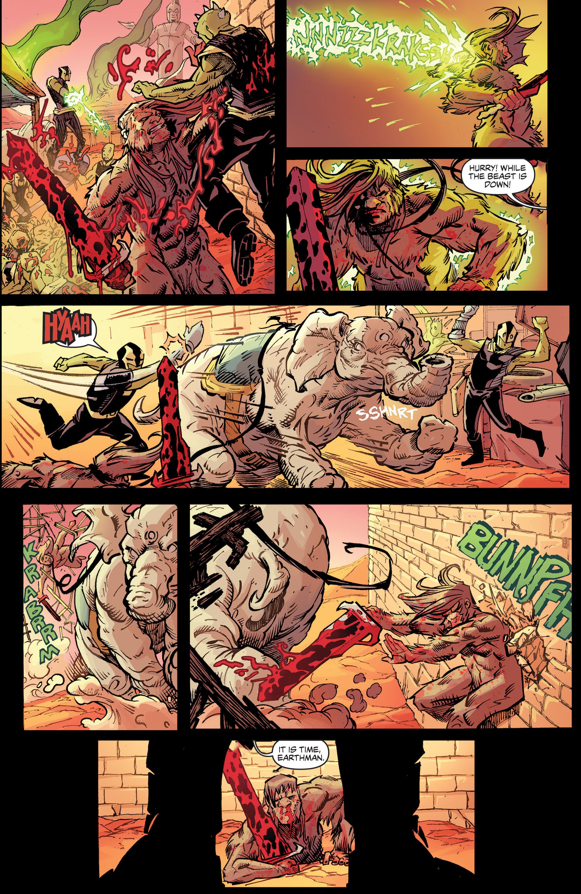 Read online Bigfoot: Sword of the Earthman (2015) comic -  Issue #6 - 4