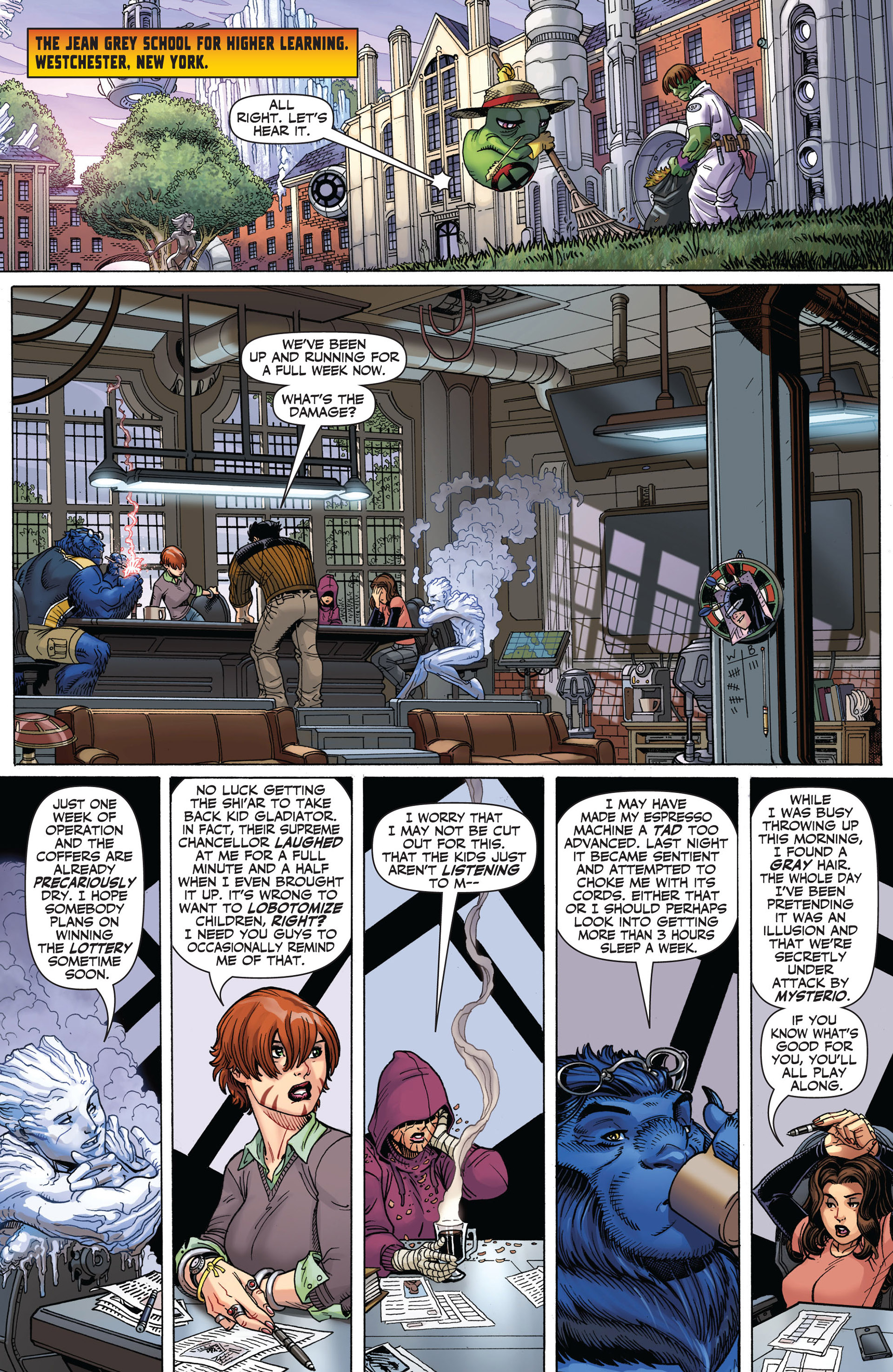 Read online Wolverine & The X-Men comic -  Issue #4 - 4