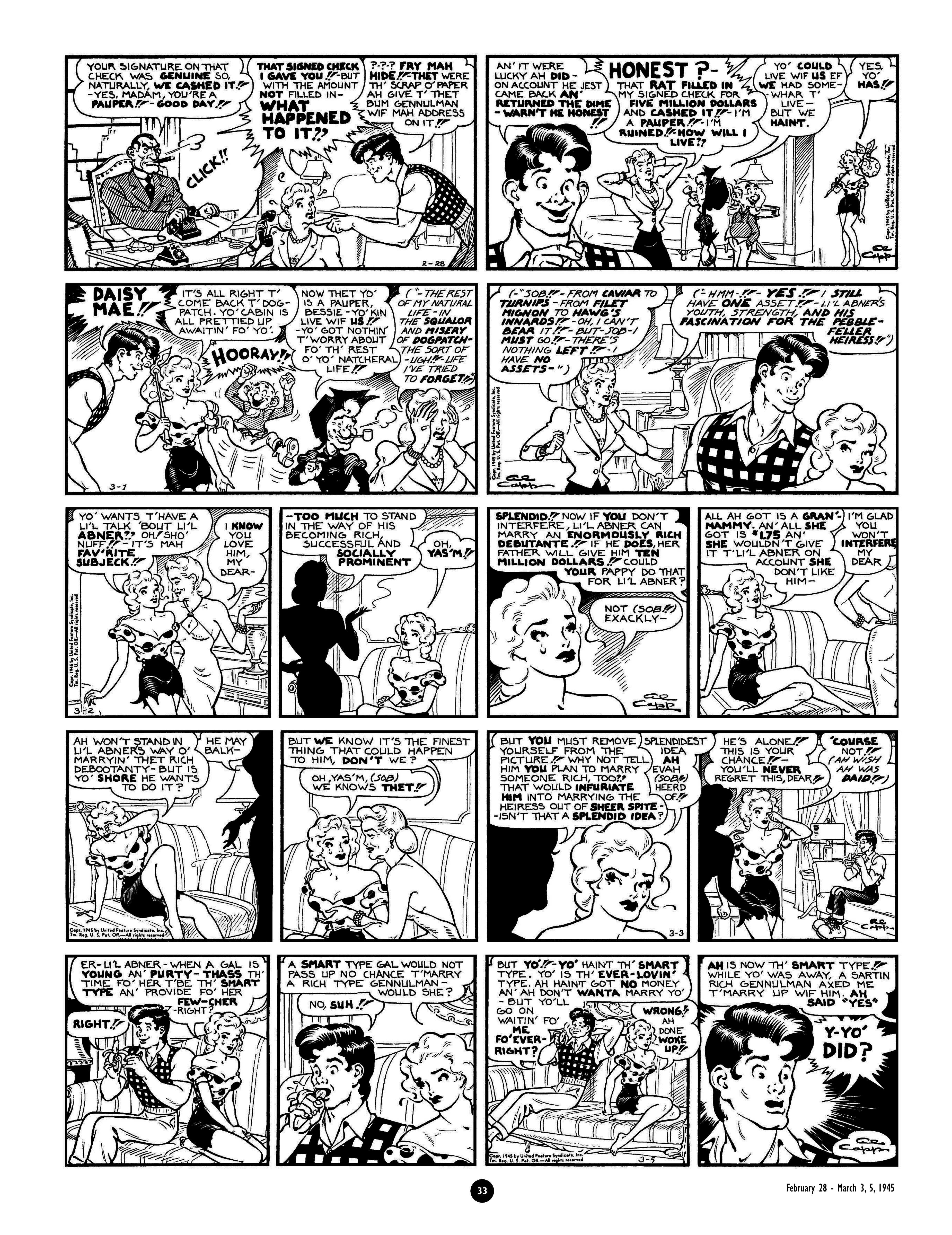 Read online Al Capp's Li'l Abner Complete Daily & Color Sunday Comics comic -  Issue # TPB 6 (Part 1) - 33