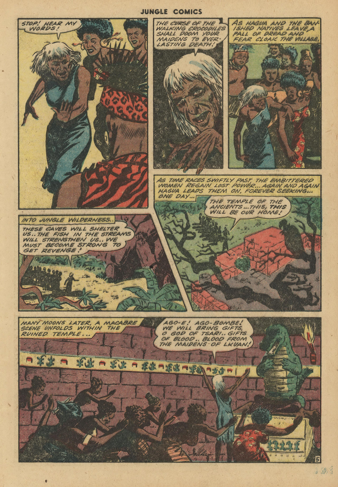 Read online Jungle Comics comic -  Issue #54 - 7