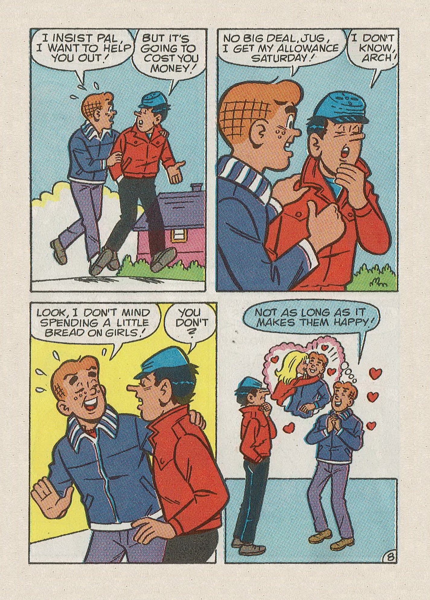 Read online Jughead Jones Comics Digest comic -  Issue #68 - 76
