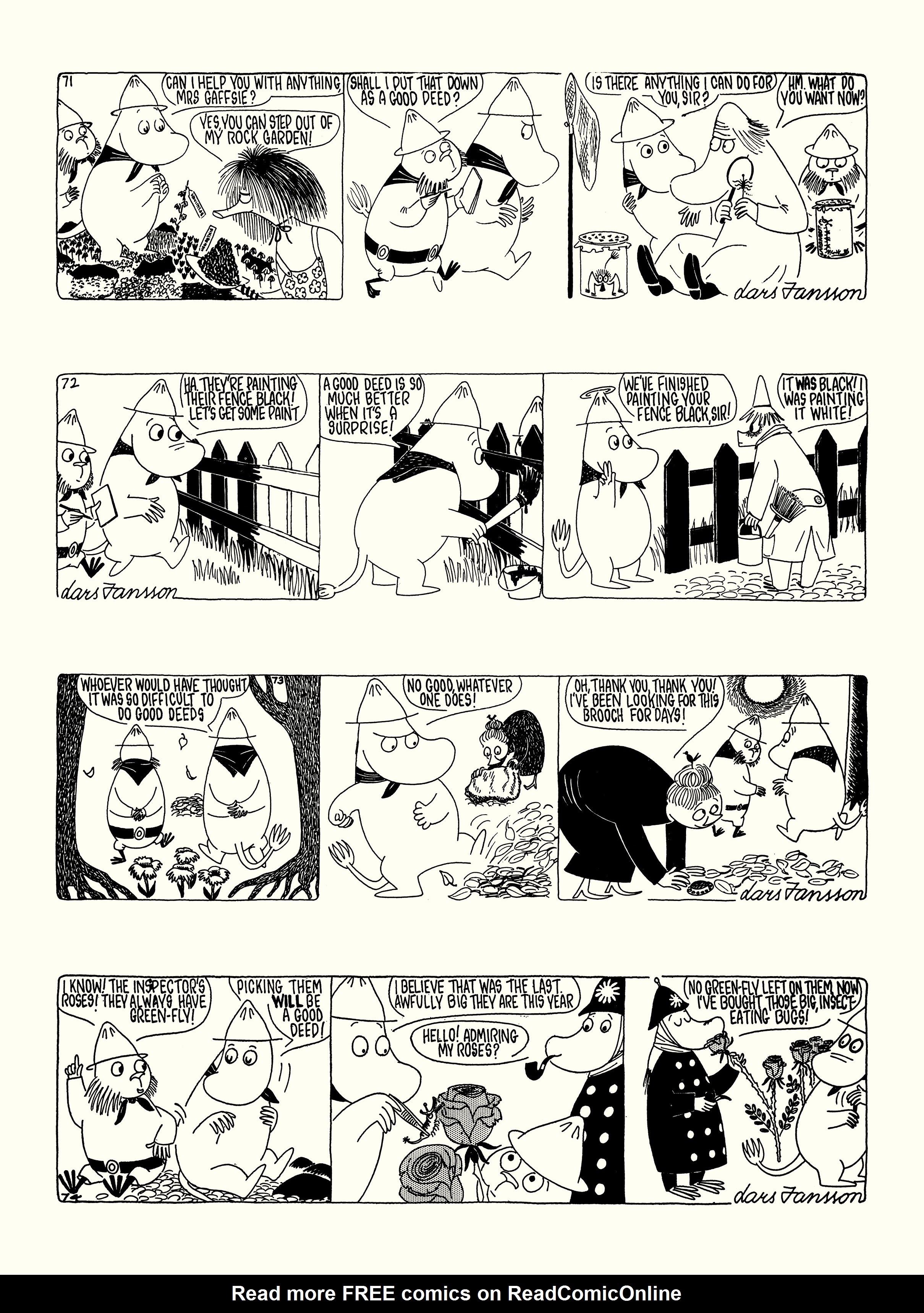 Read online Moomin: The Complete Lars Jansson Comic Strip comic -  Issue # TPB 7 - 45