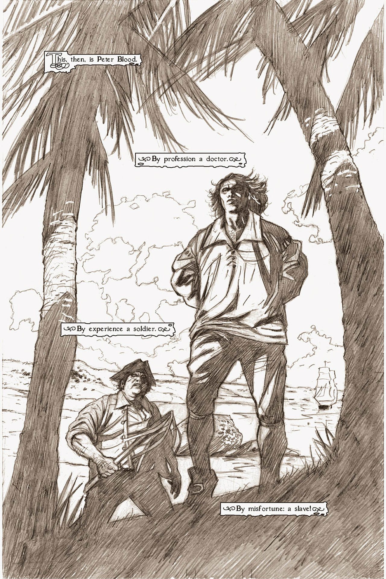 Read online Captain Blood: Odyssey comic -  Issue #1 - 4