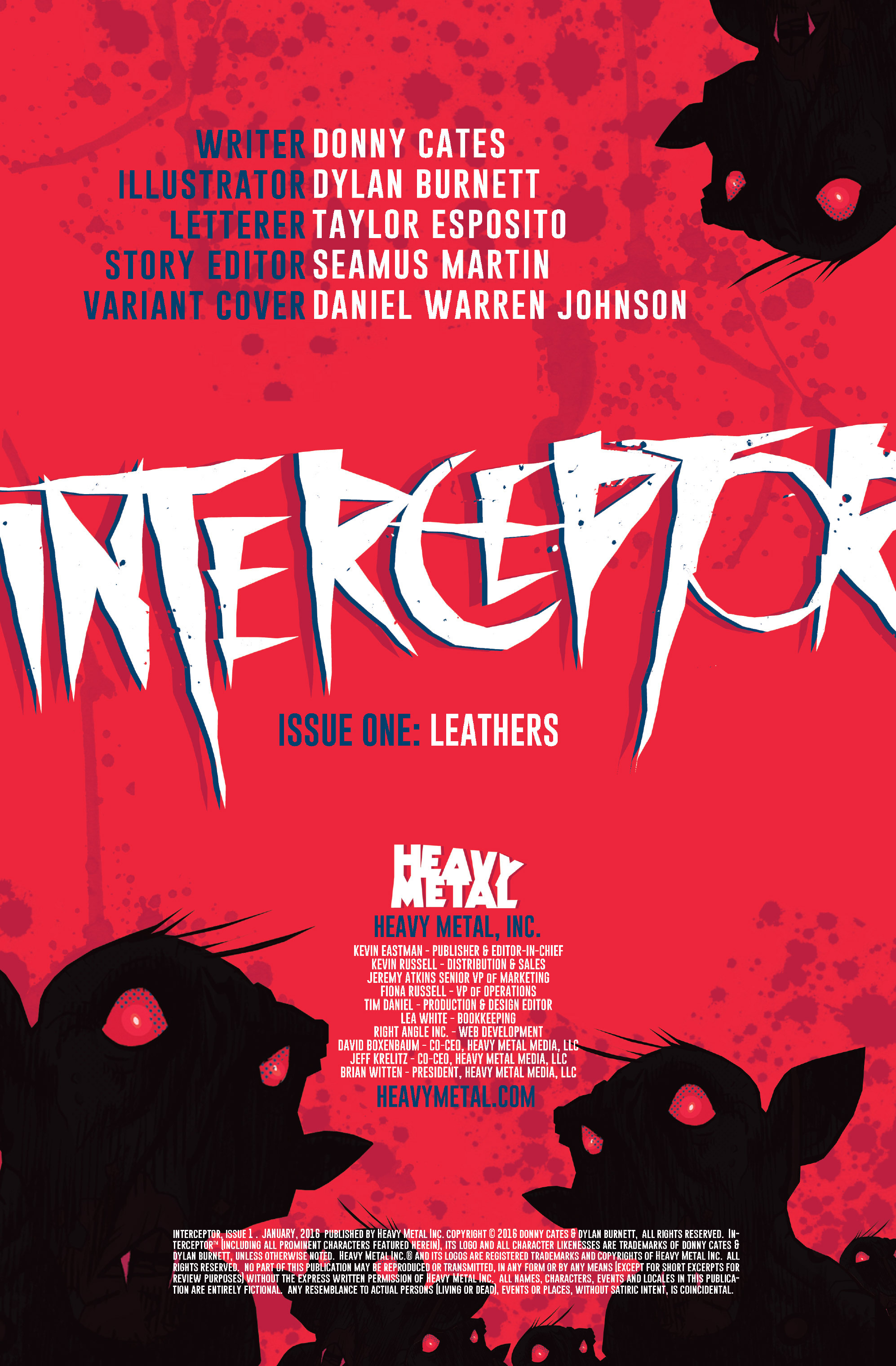 Read online Interceptor comic -  Issue #1 - 2