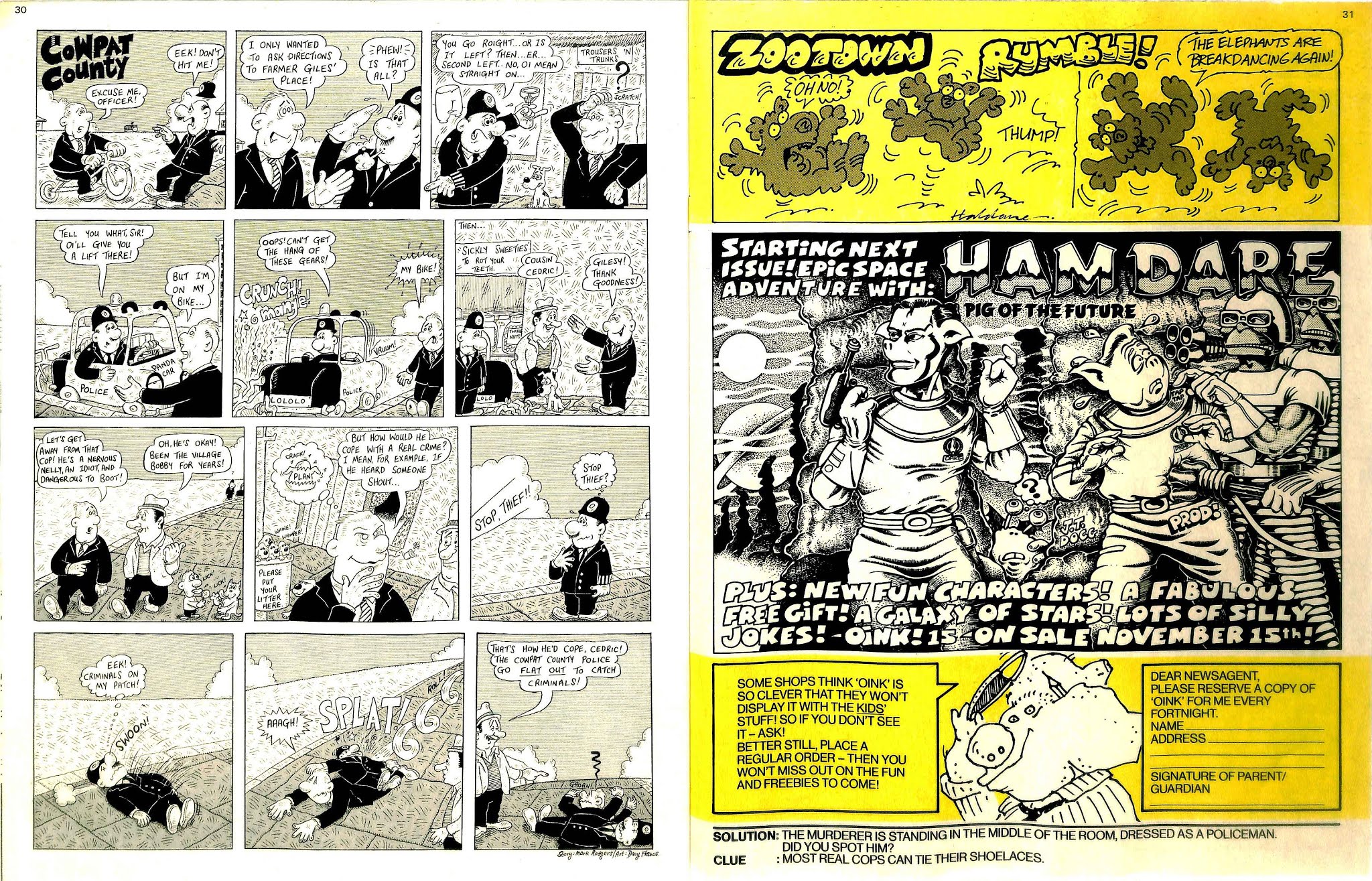 Read online Oink! comic -  Issue #14 - 16