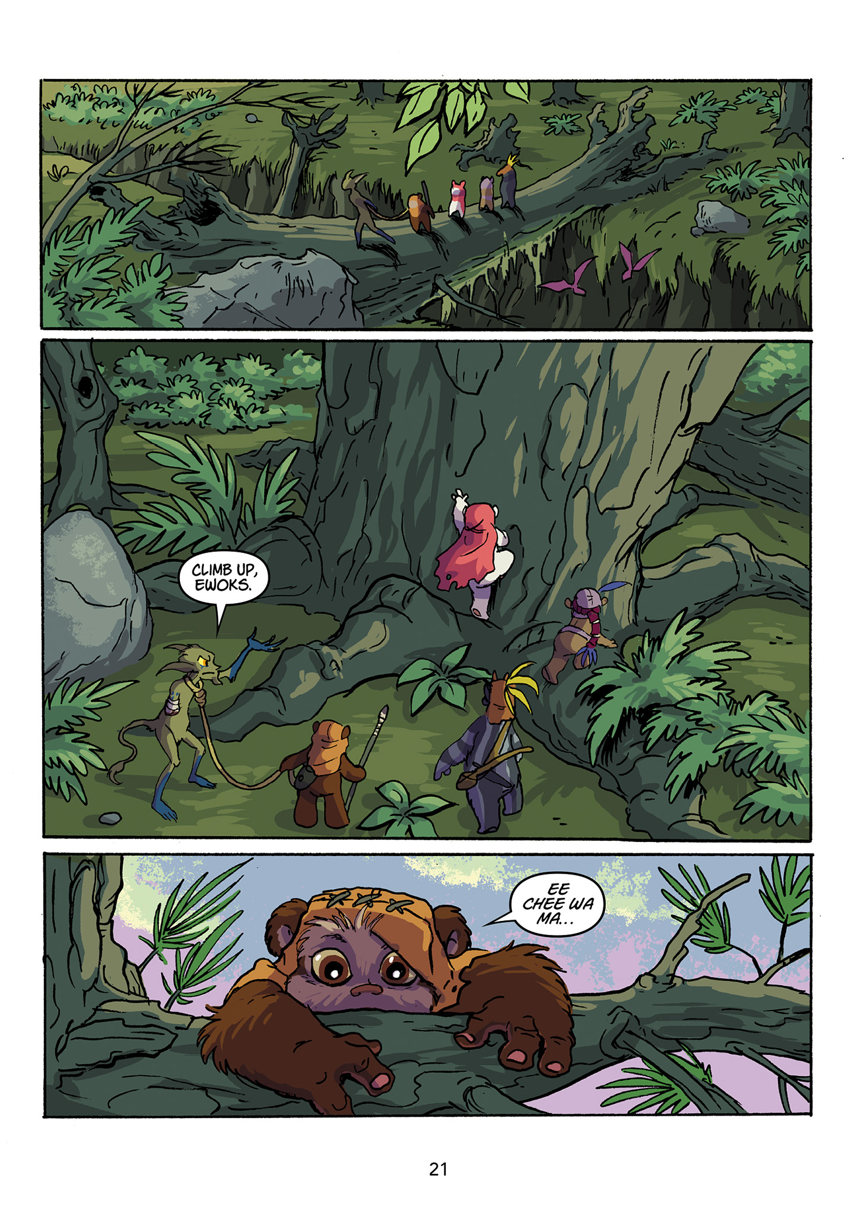 Read online Star Wars: Ewoks - Shadows of Endor comic -  Issue # TPB - 22