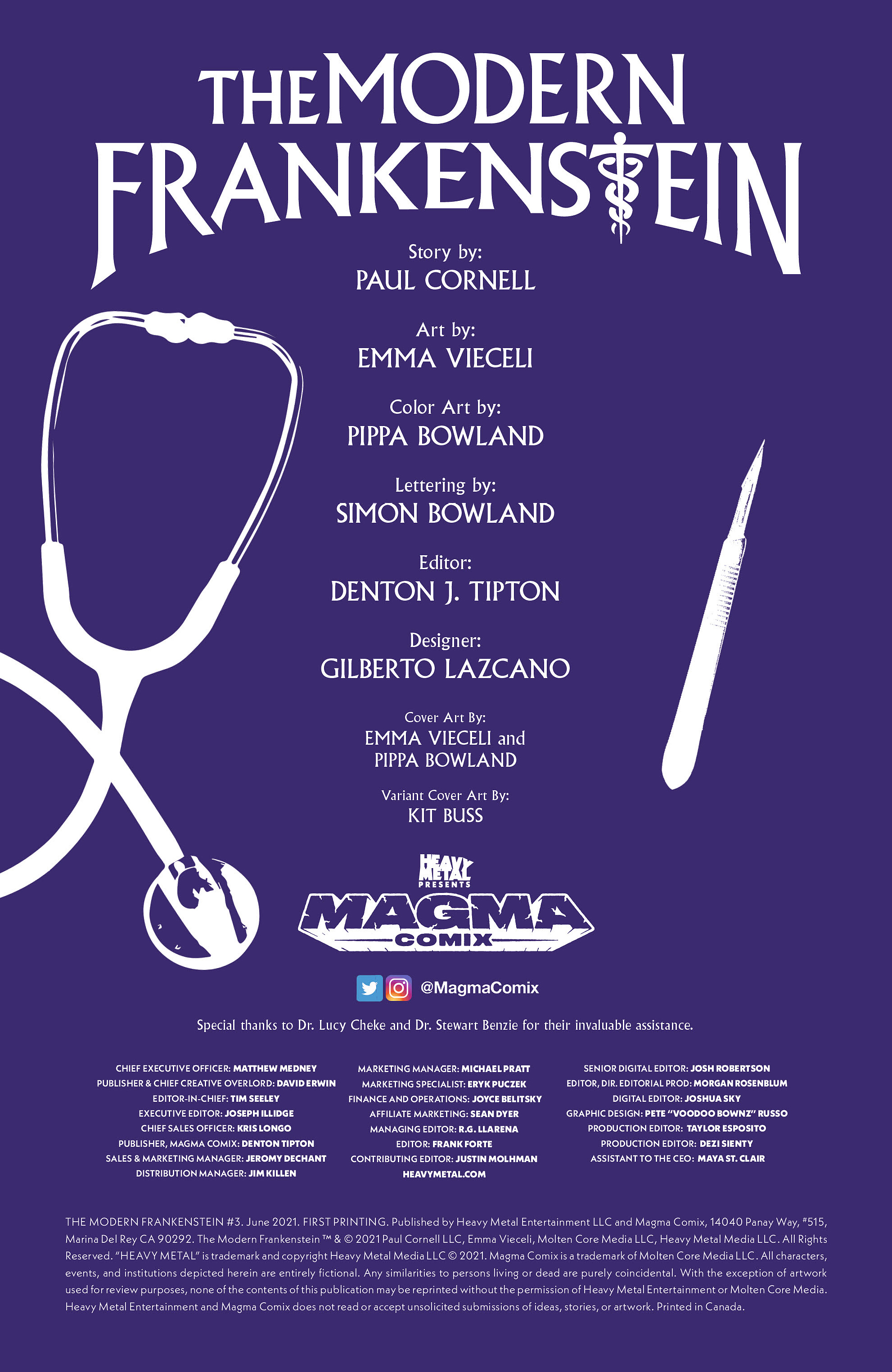 Read online The Modern Frankenstein comic -  Issue #3 - 3