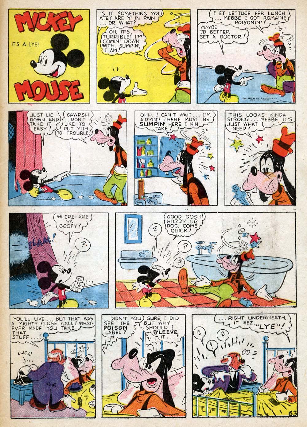 Read online Walt Disney's Comics and Stories comic -  Issue #34 - 65