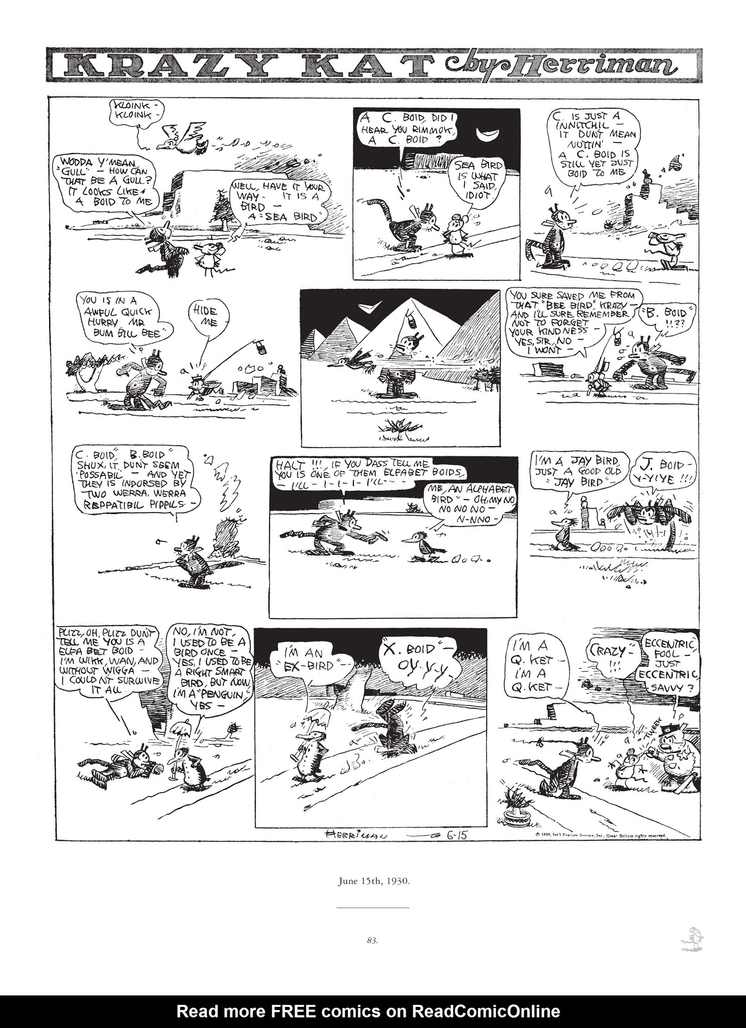 Read online Krazy & Ignatz comic -  Issue # TPB 6 - 81