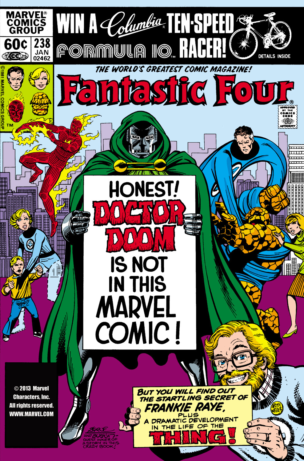 Read online Fantastic Four (1961) comic -  Issue #238 - 1