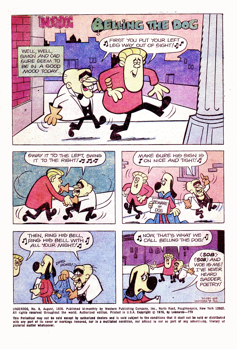 Read online Underdog (1975) comic -  Issue #8 - 3