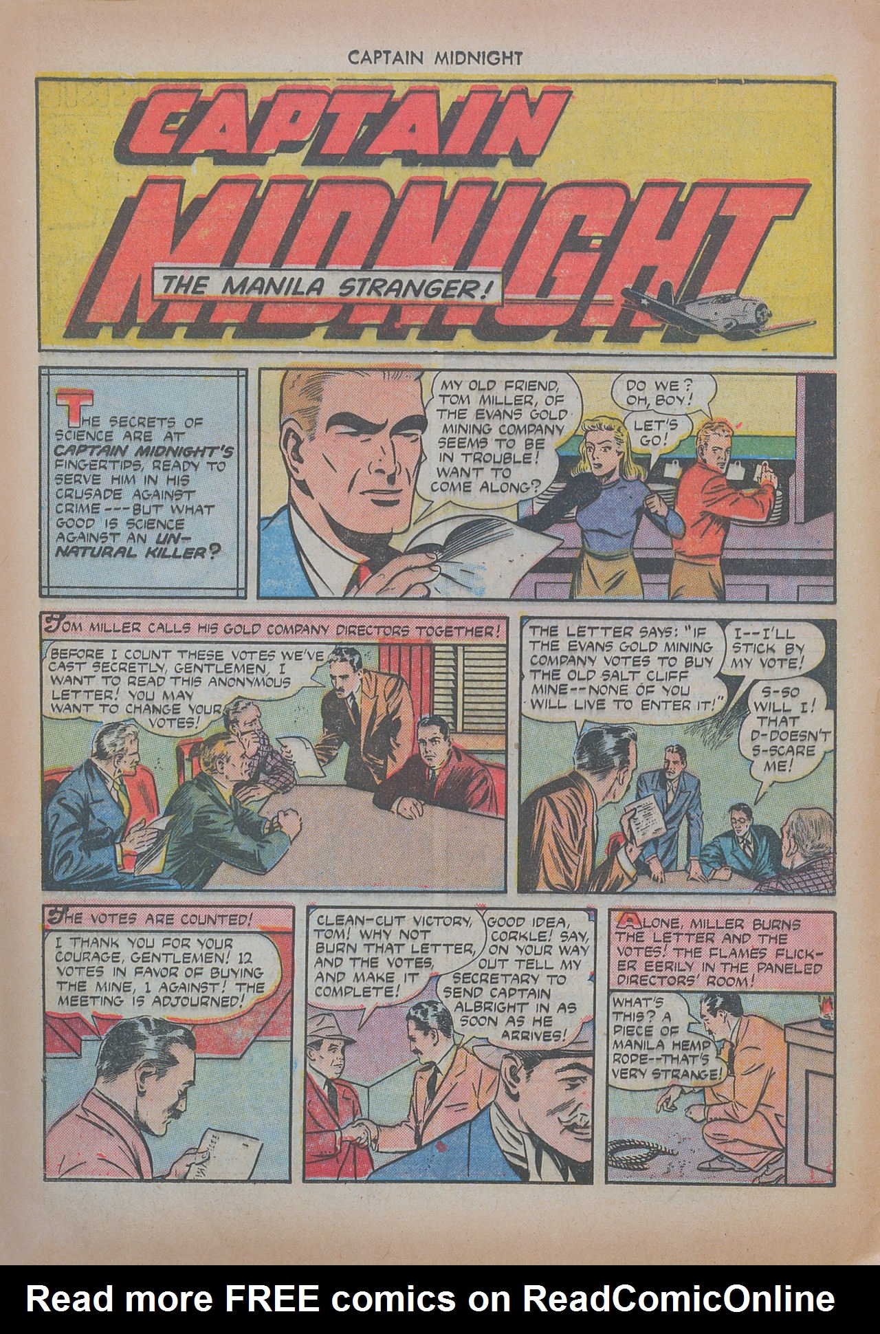 Read online Captain Midnight (1942) comic -  Issue #20 - 16