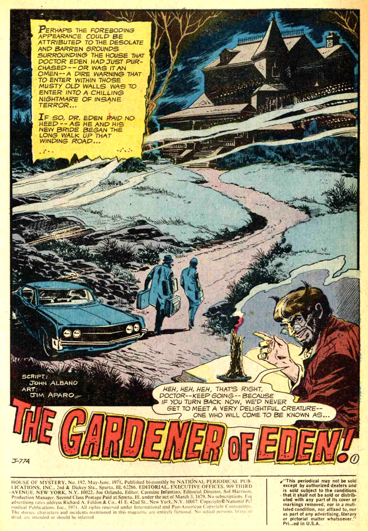 Read online House of Mystery (1951) comic -  Issue #192 - 3