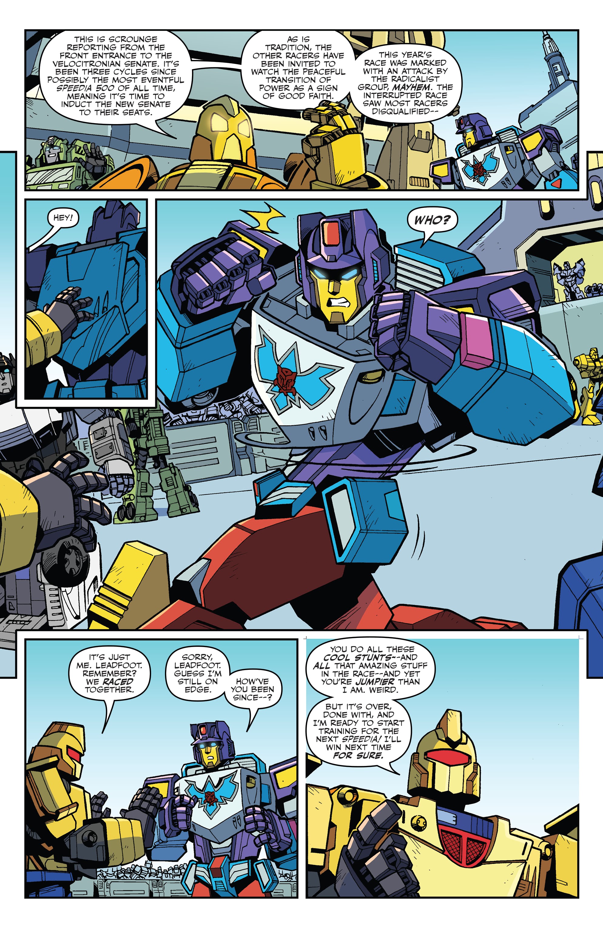 Read online Transformers: Wreckers-Tread and Circuits comic -  Issue #4 - 6