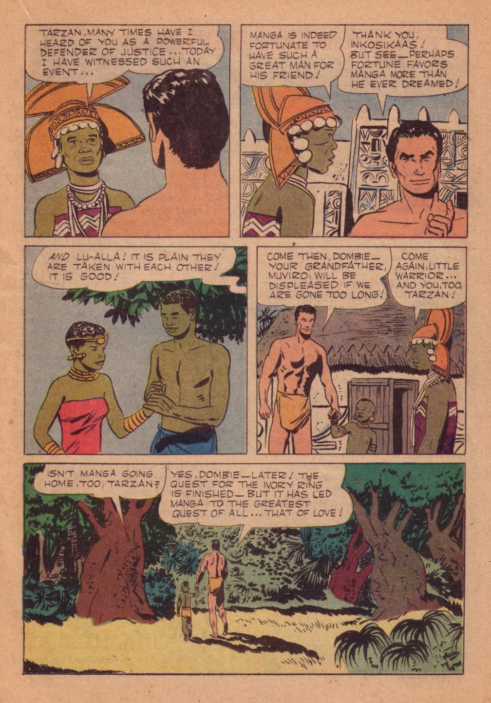 Read online Tarzan (1948) comic -  Issue #93 - 17