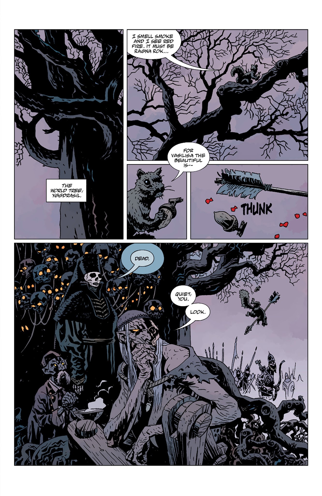 Read online Hellboy: Darkness Calls comic -  Issue # TPB - 114