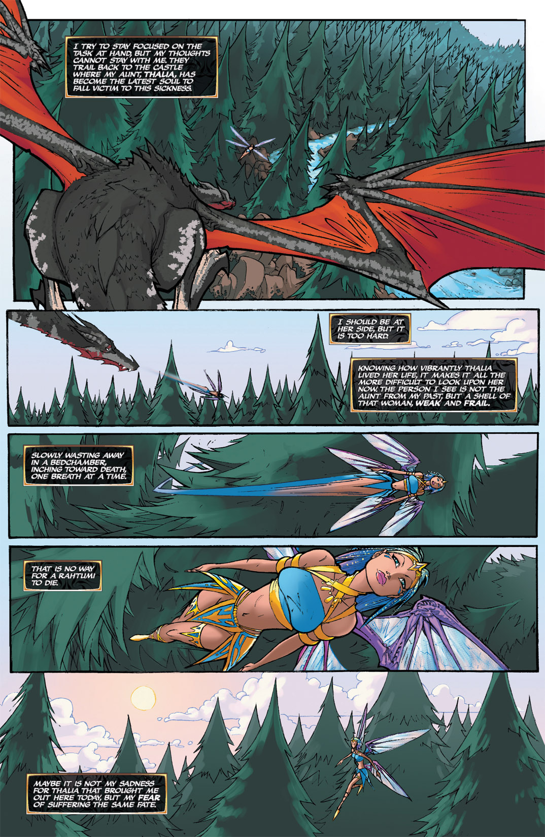 Read online Michael Turner's Soulfire: Dying Of The Light comic -  Issue #0 - 6