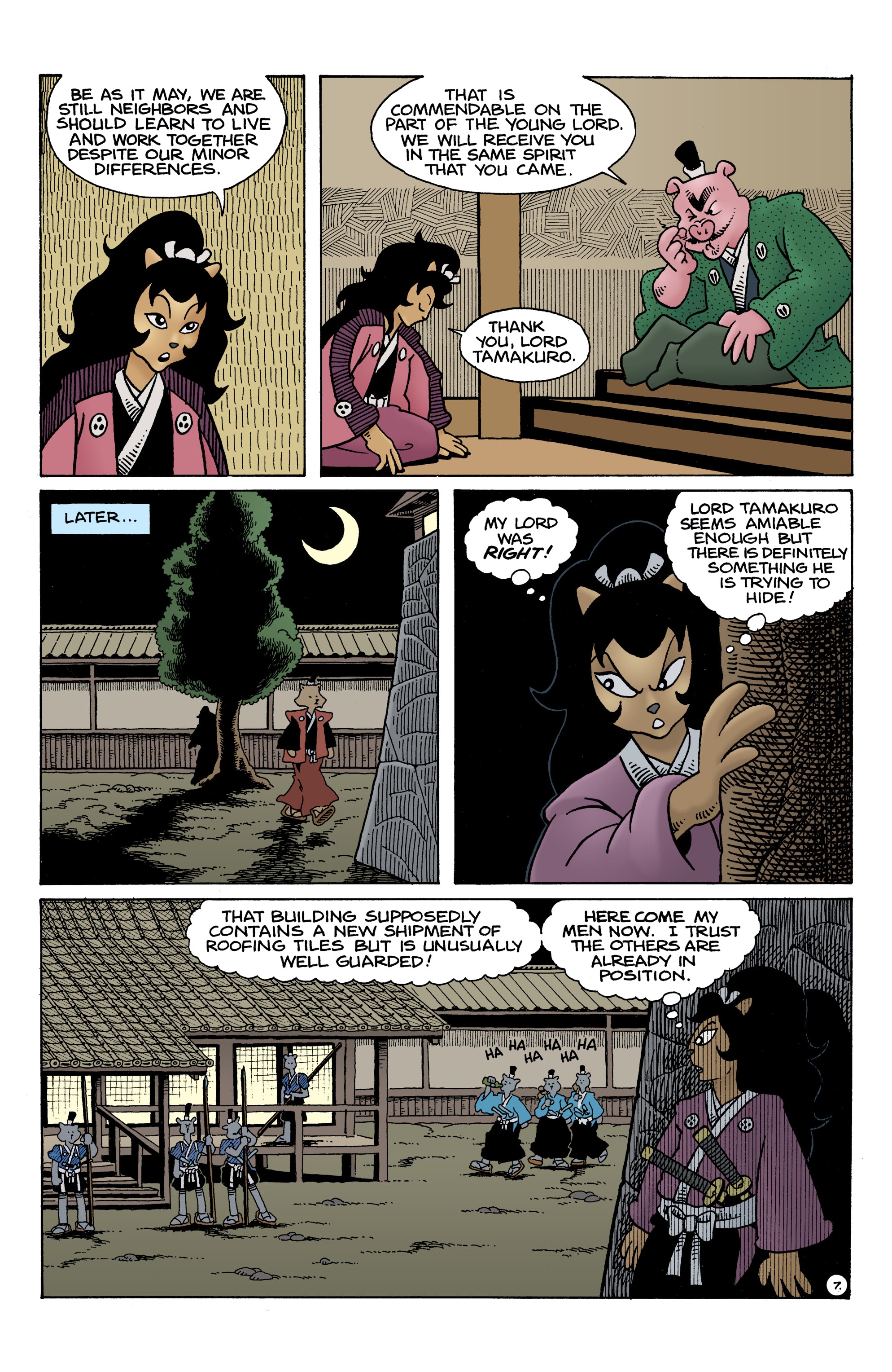 Read online Usagi Yojimbo: The Dragon Bellow Conspiracy comic -  Issue #1 - 8