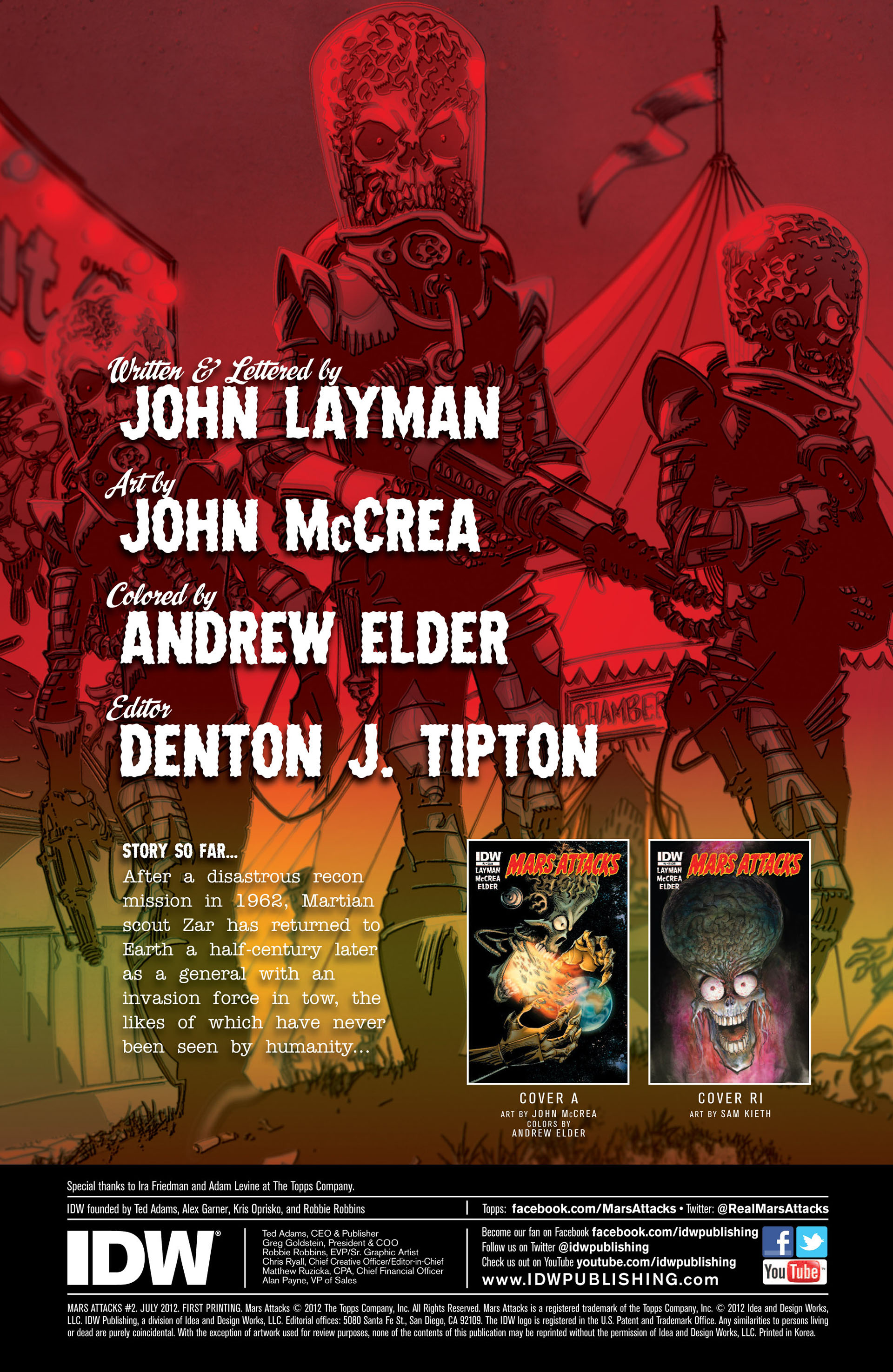 Read online Mars Attacks comic -  Issue #2 - 2