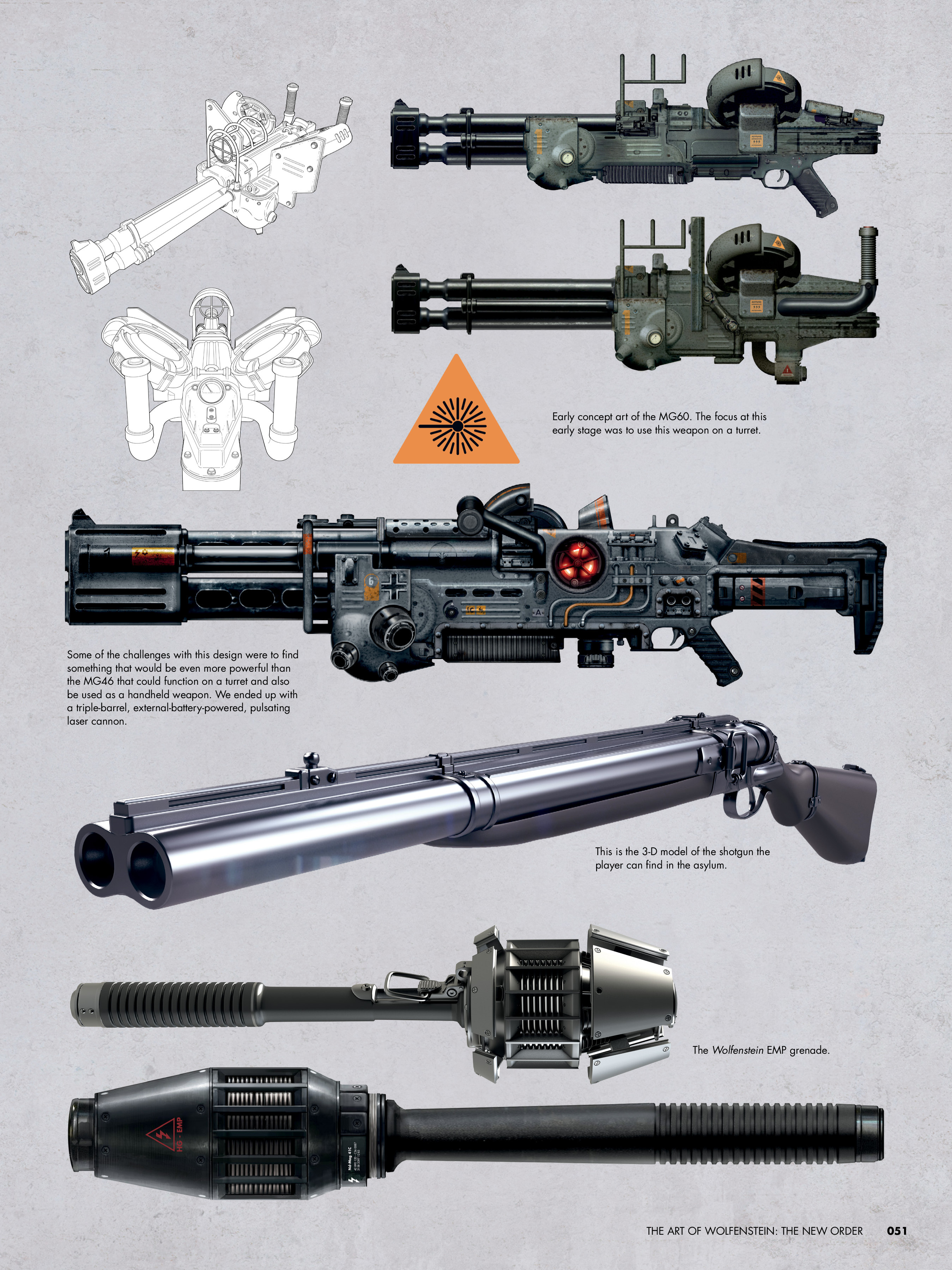 Read online The Art of Wolfenstein: The New Order comic -  Issue # TPB (Part 1) - 48