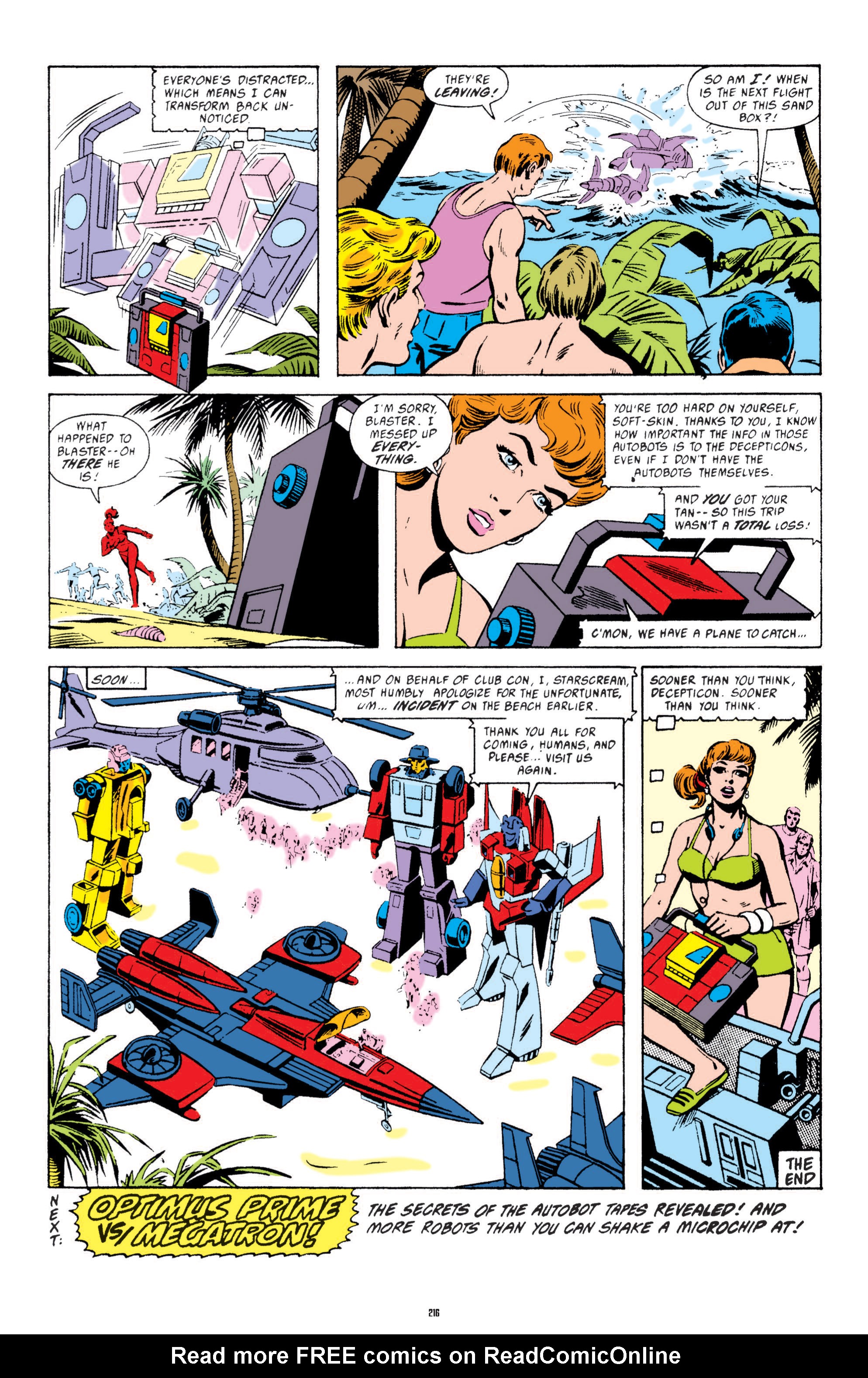 Read online The Transformers Classics comic -  Issue # TPB 4 - 217