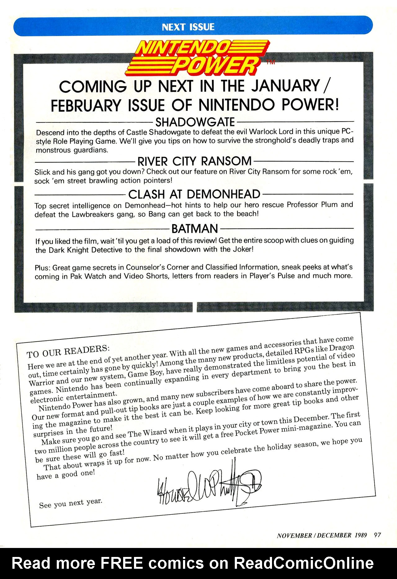 Read online Nintendo Power comic -  Issue #9 - 100