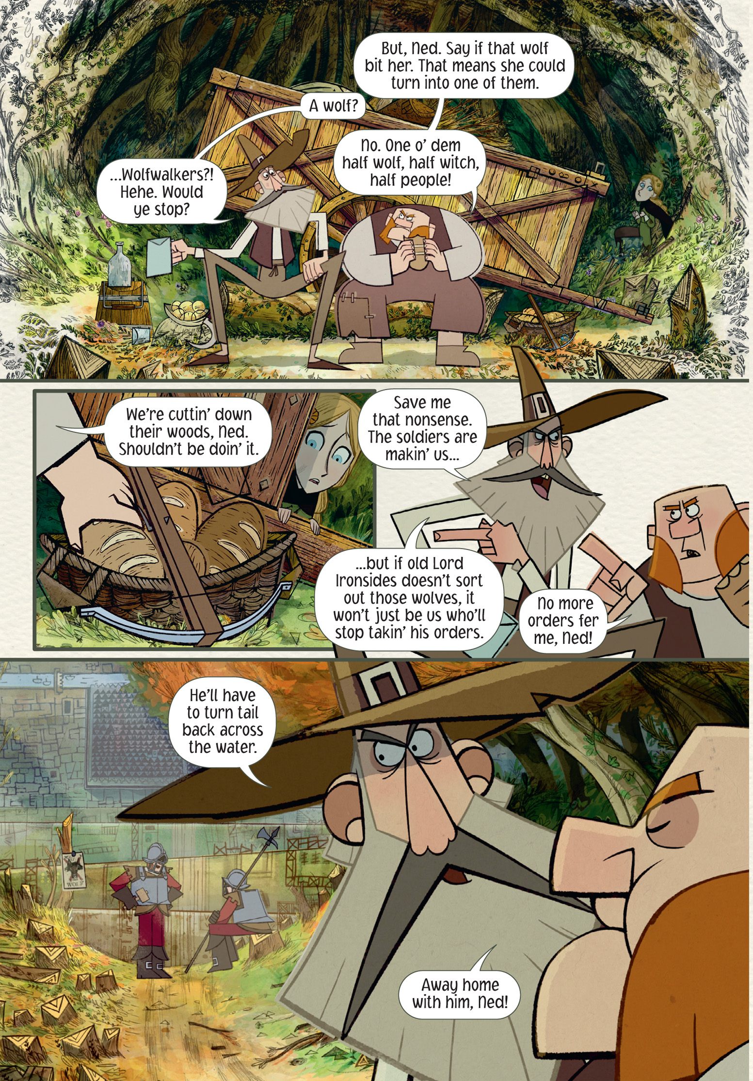 Read online Wolfwalkers: The Graphic Novel comic -  Issue # TPB (Part 2) - 5