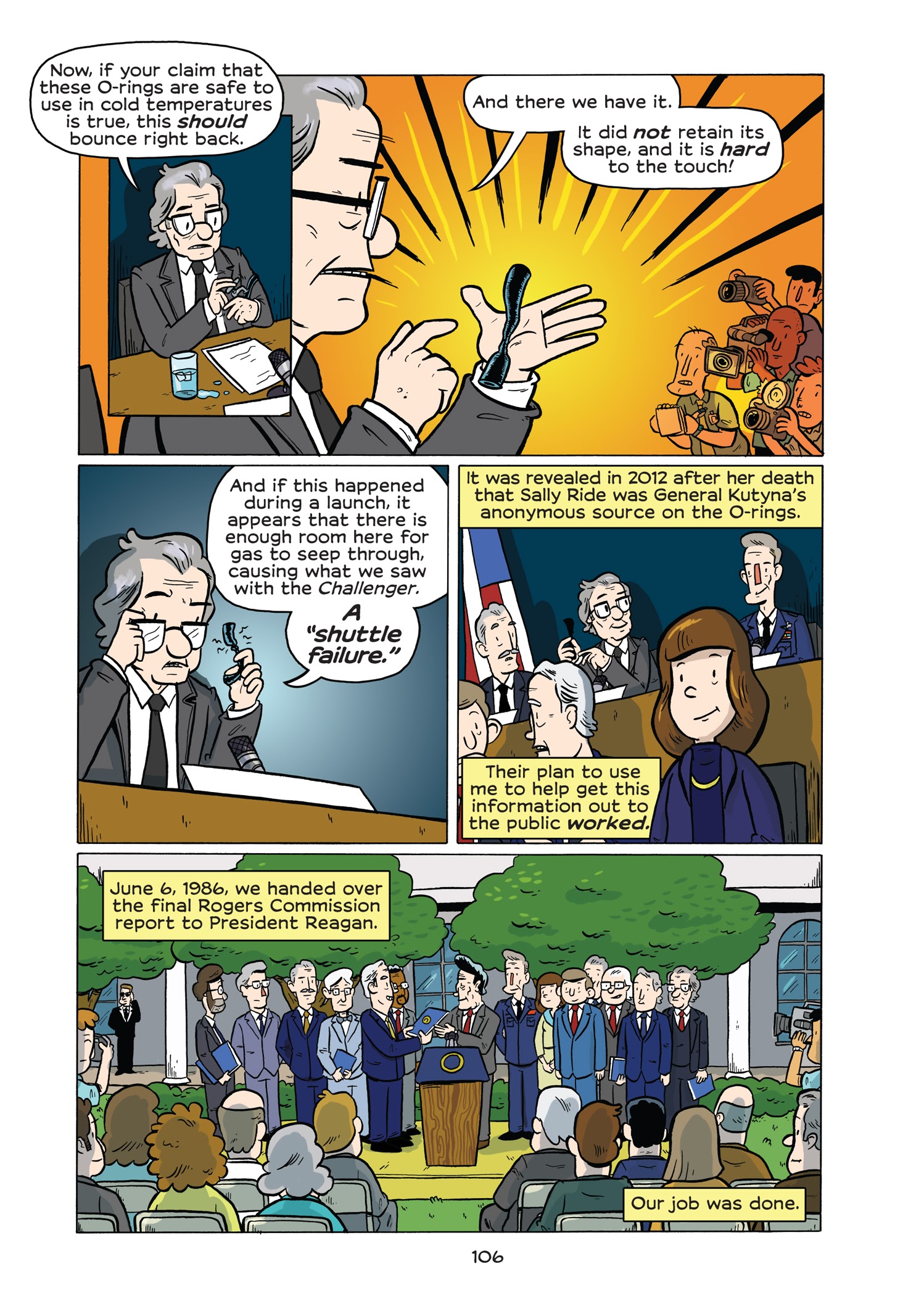 Read online History Comics comic -  Issue # The Challenger Disaster: Tragedy in the Skies - 111