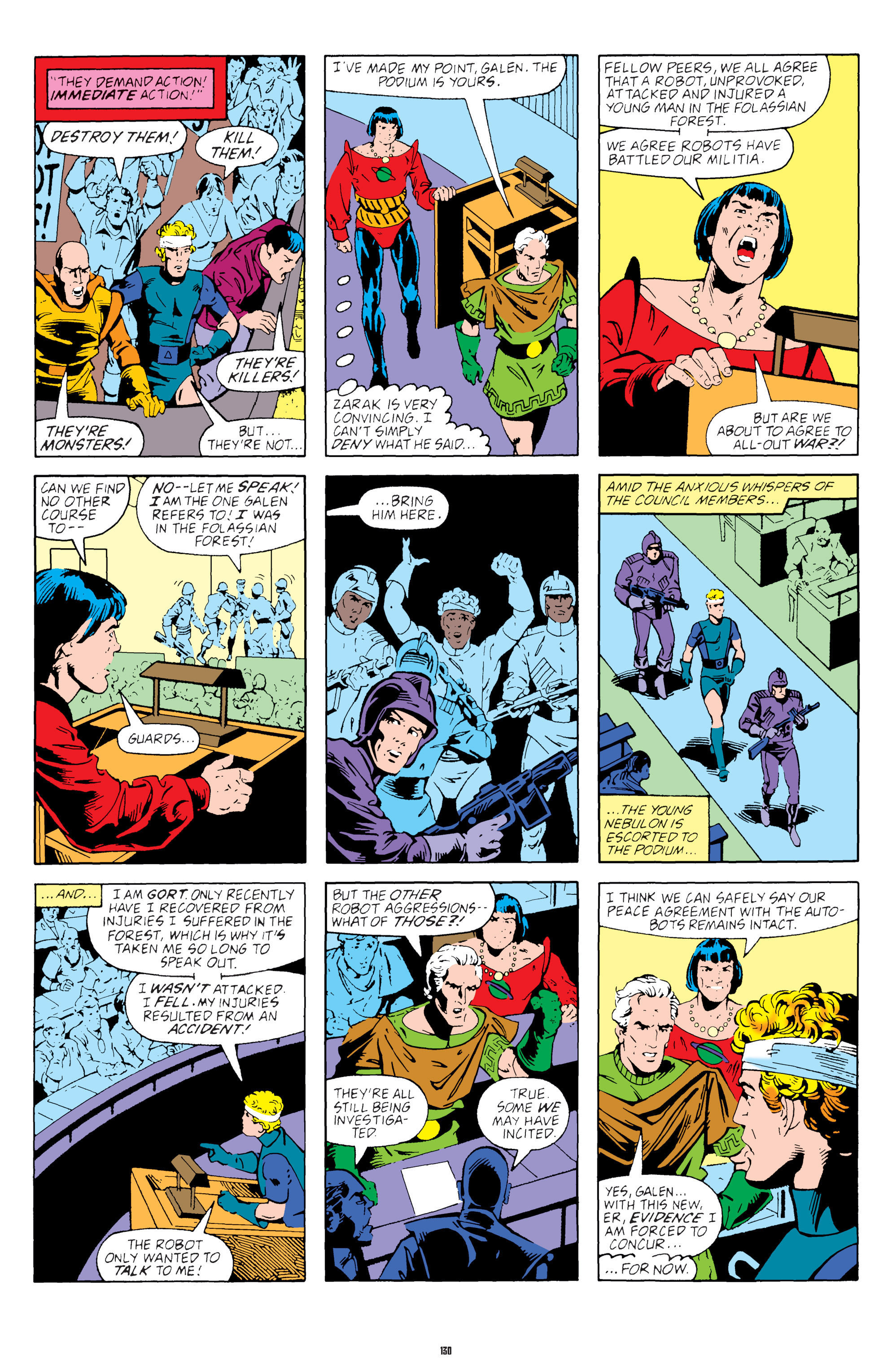 Read online The Transformers Classics comic -  Issue # TPB 7 - 129