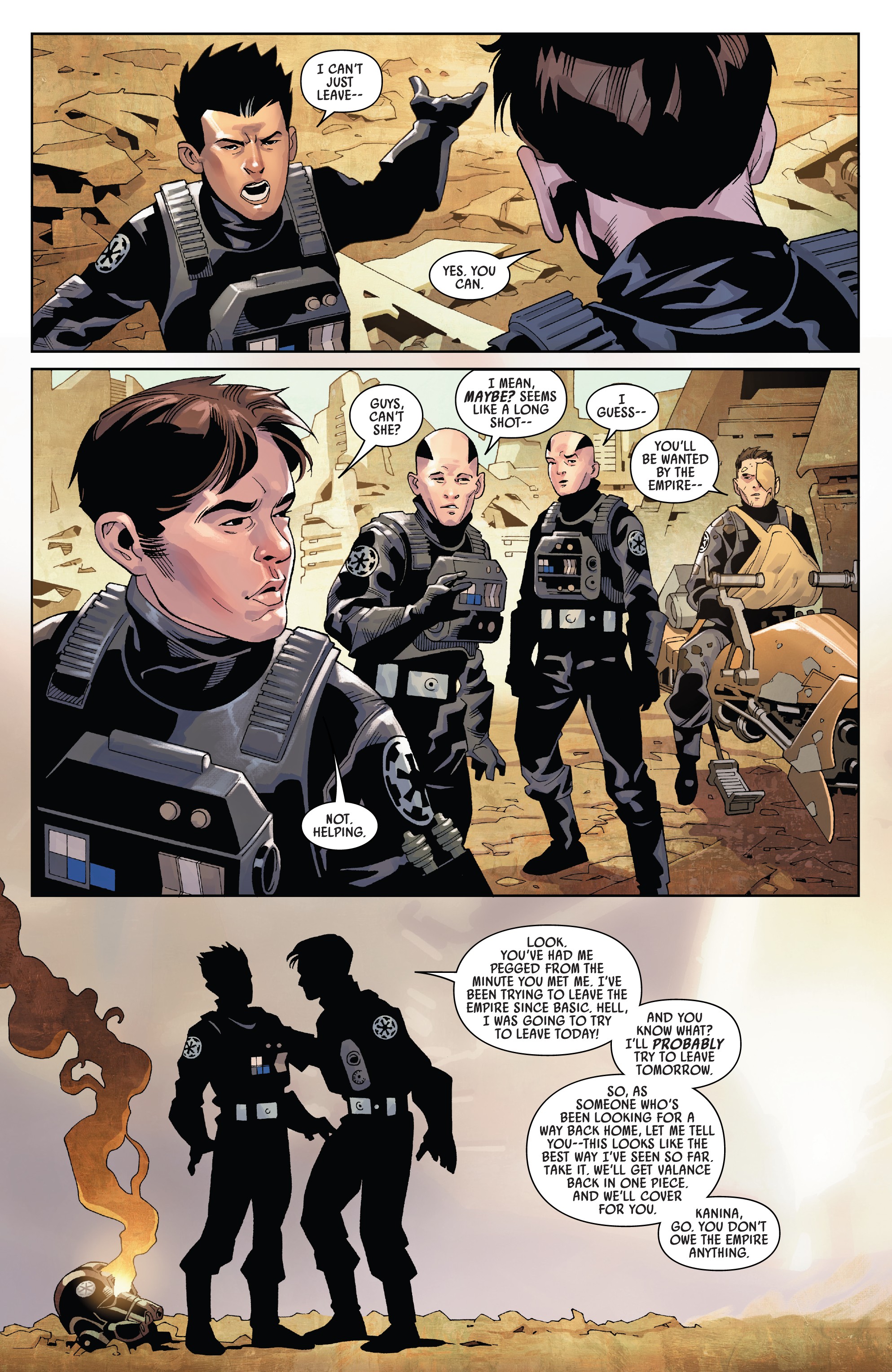 Read online Star Wars: Han Solo - Imperial Cadet comic -  Issue #5 - 17