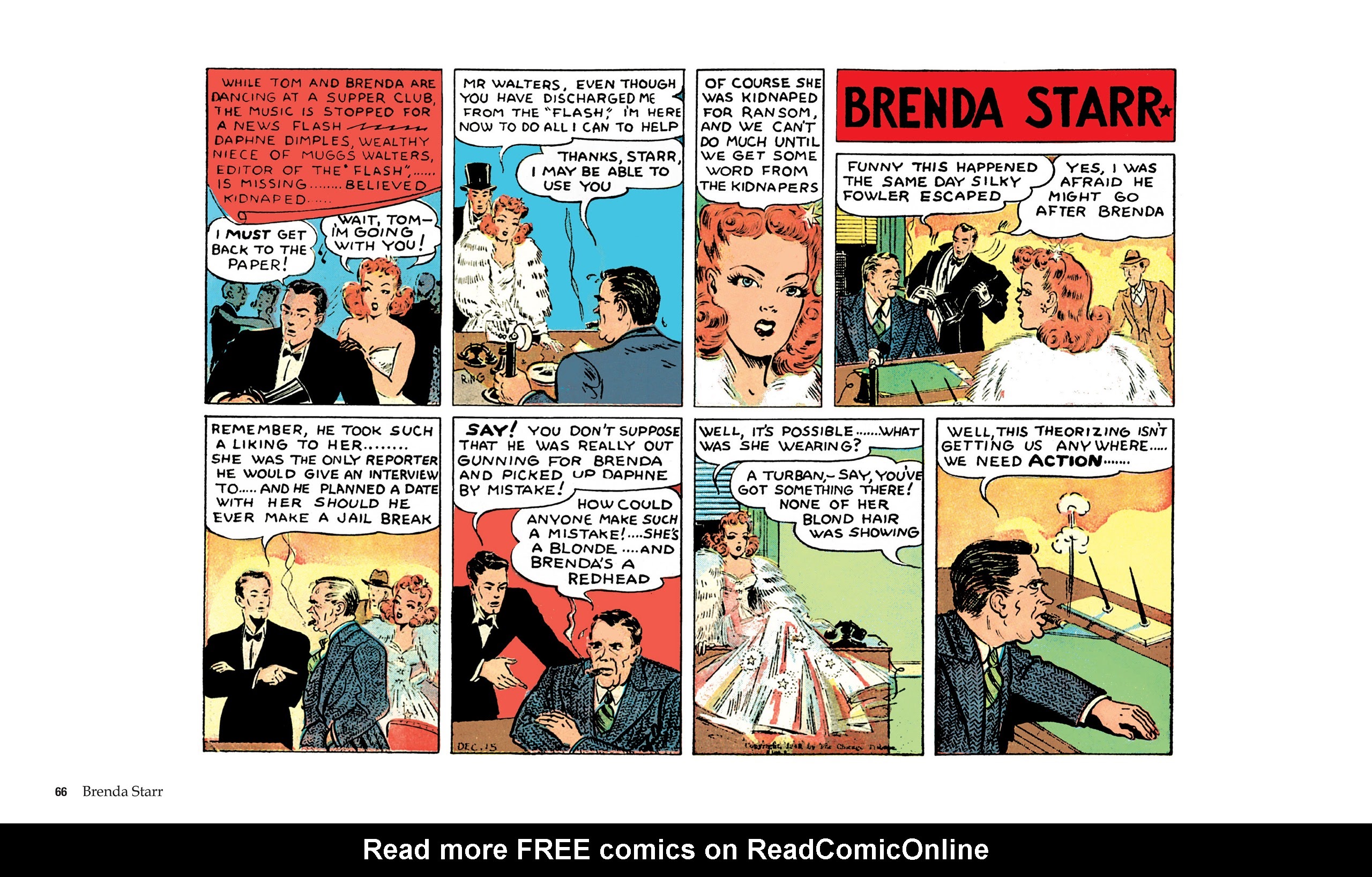 Read online Brenda Starr, Reporter: The Collected Dailies and Sundays comic -  Issue # TPB (Part 1) - 67