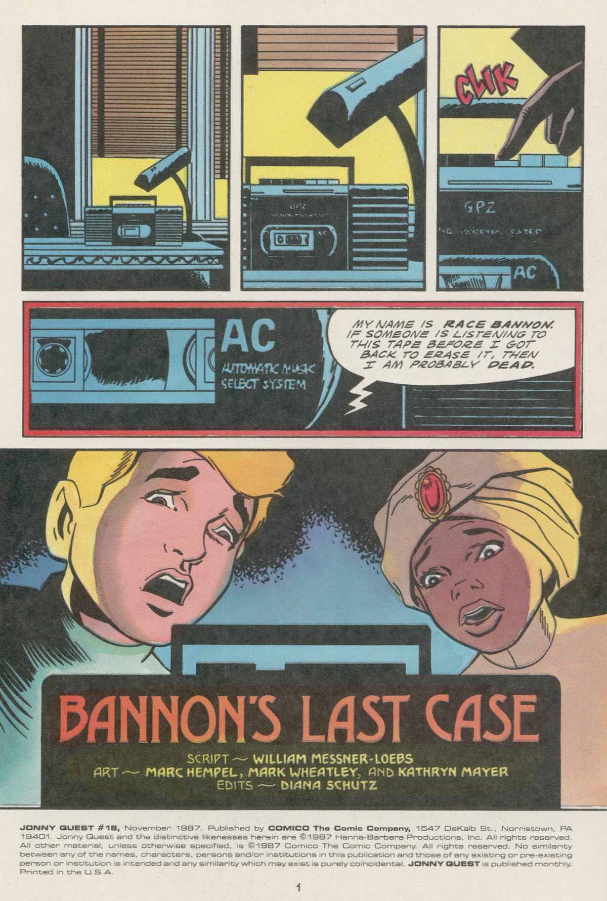 Read online Jonny Quest comic -  Issue #18 - 3