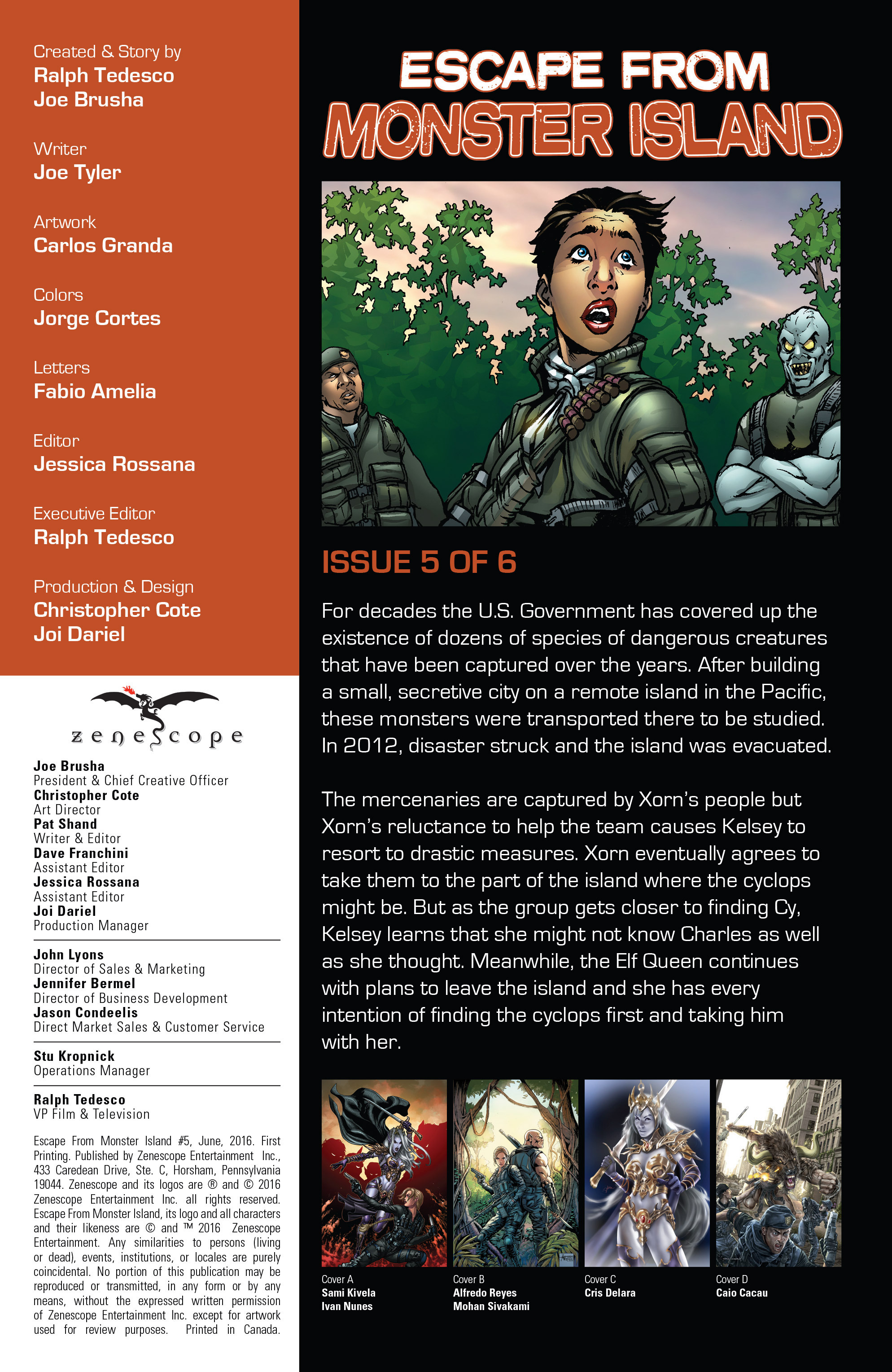 Read online Escape from Monster Island comic -  Issue #5 - 3