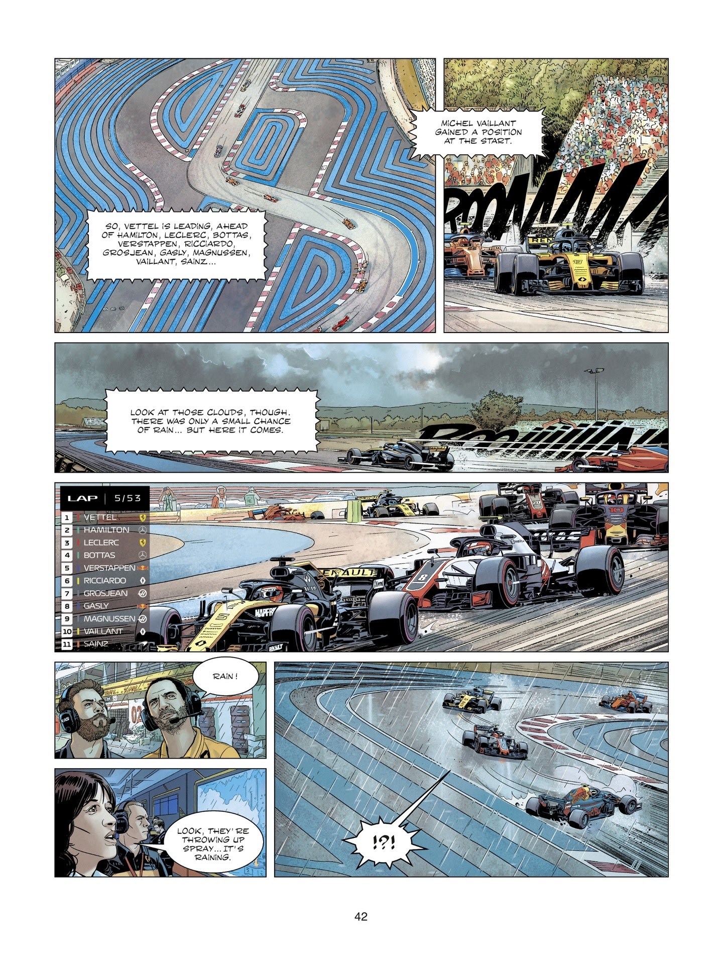 Read online Michel Vaillant comic -  Issue #8 - 42