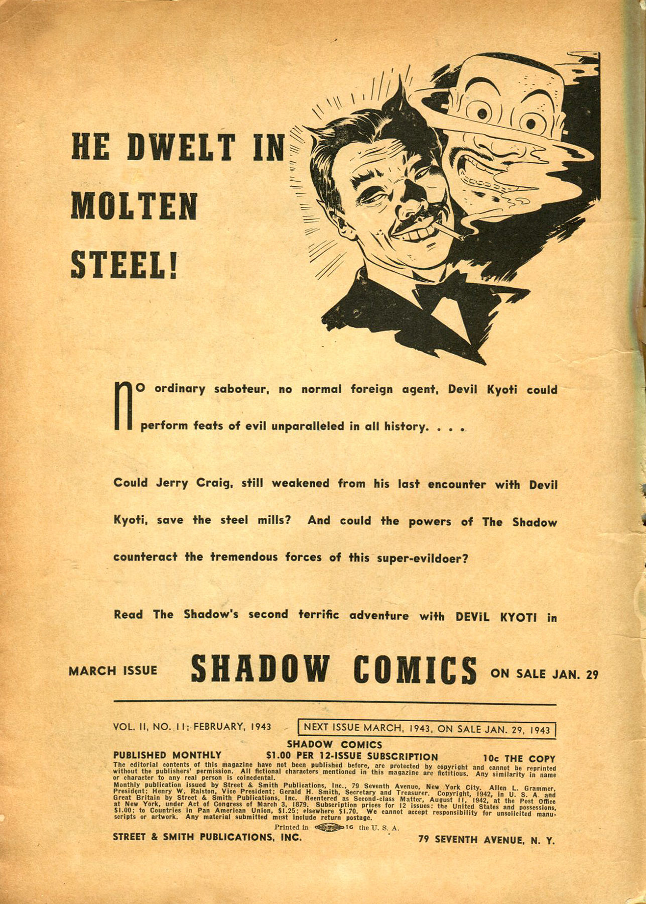 Read online Shadow Comics comic -  Issue #23 - 2