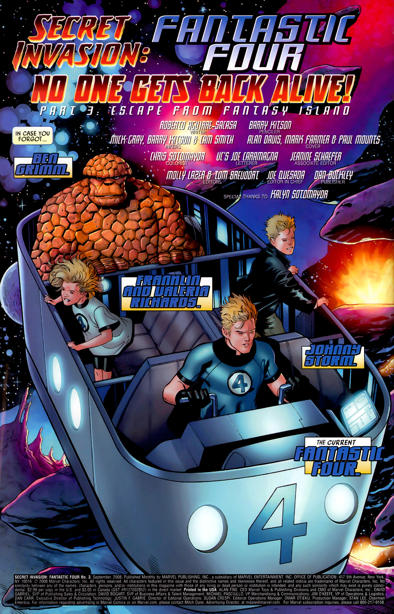 Read online Secret Invasion: Fantastic Four comic -  Issue #3 - 3