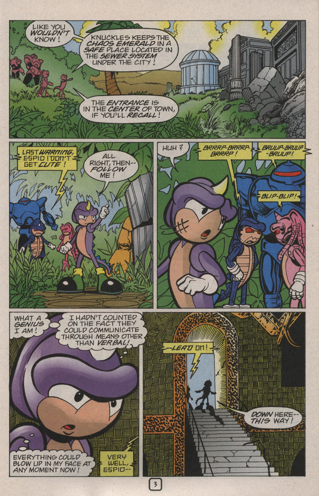 Read online Knuckles the Echidna comic -  Issue #32 - 25