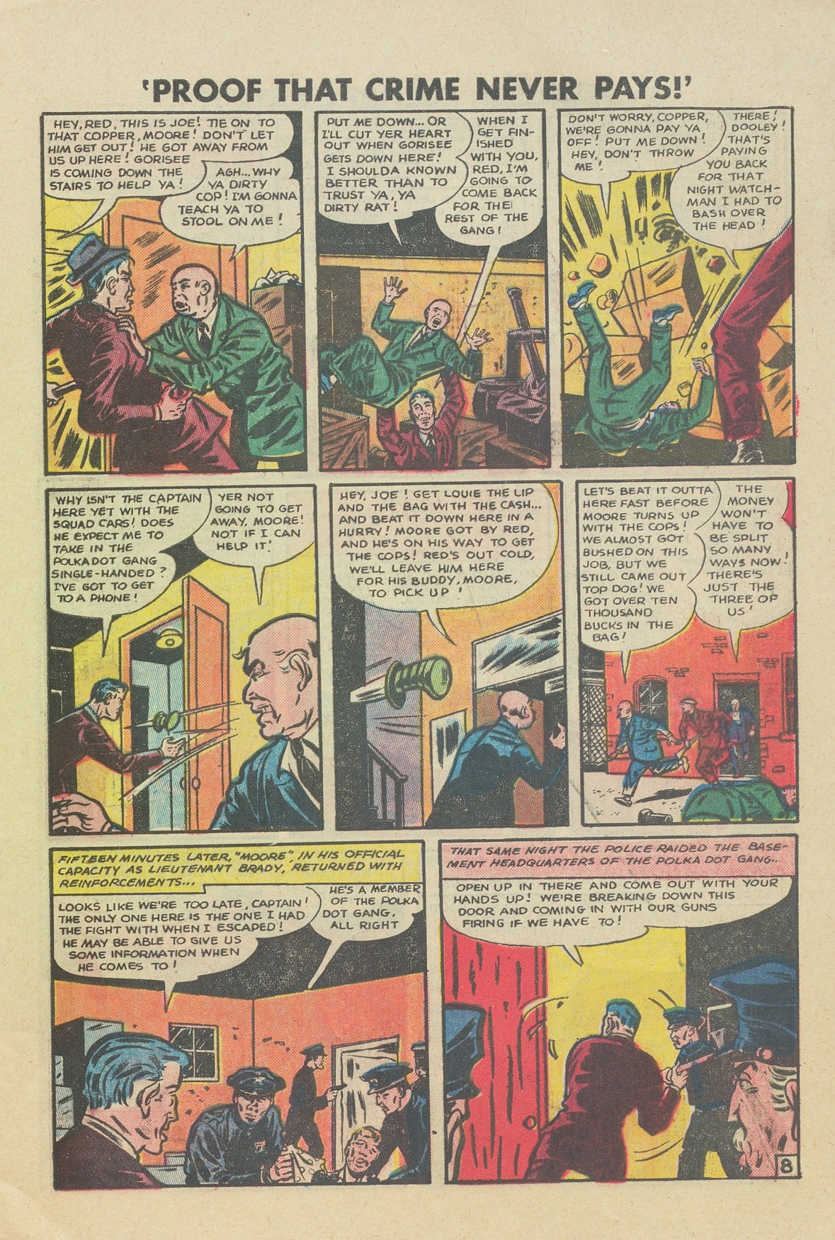 Read online Murder Incorporated (1948) comic -  Issue #13 - 9