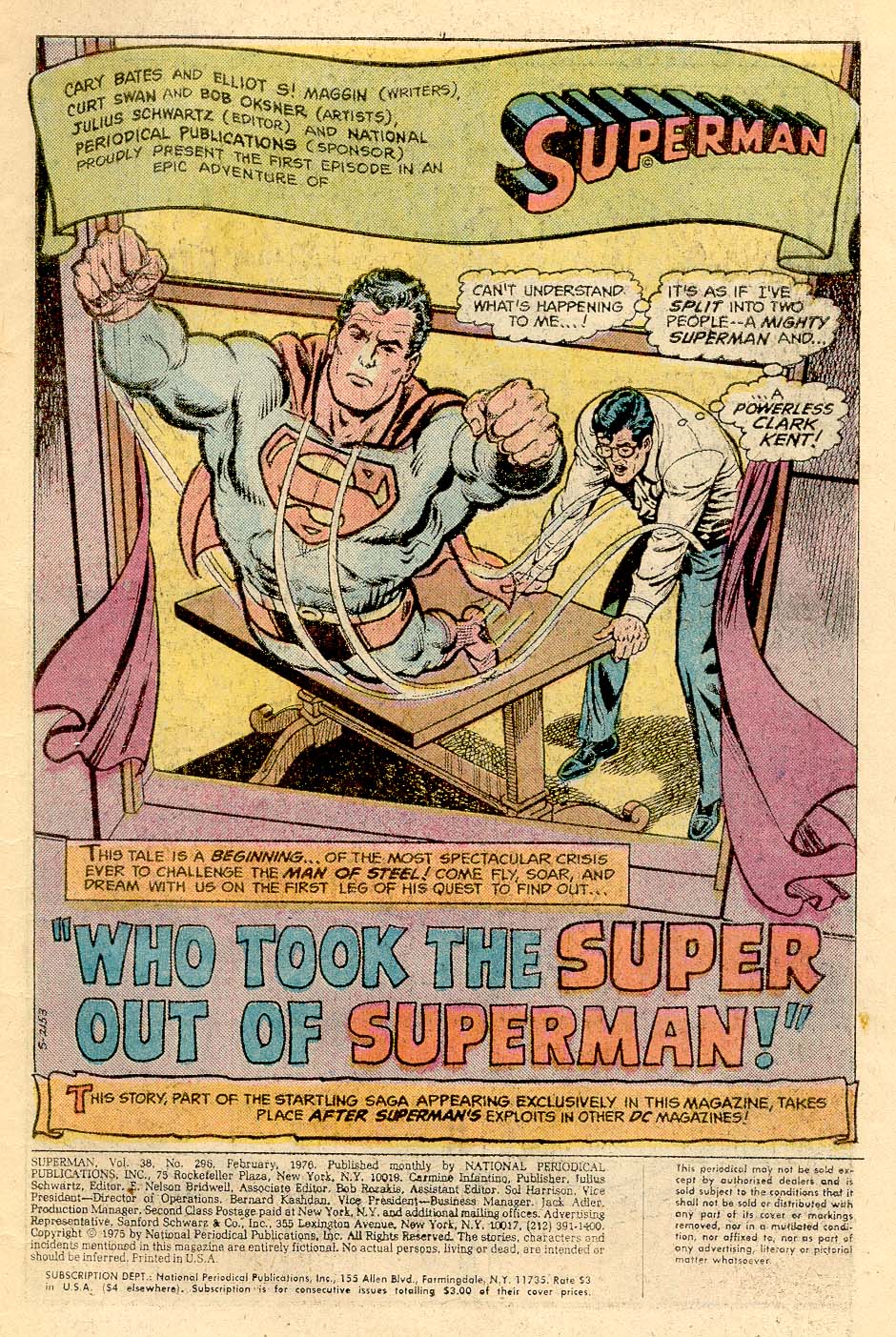 Read online Superman (1939) comic -  Issue #296 - 3
