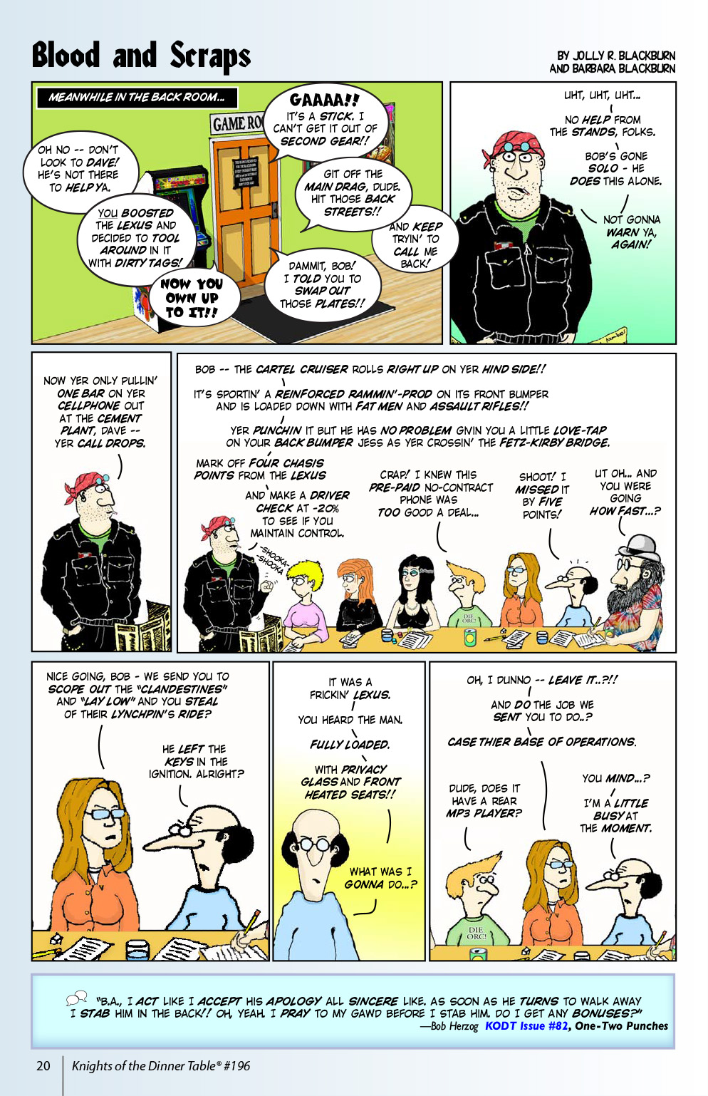 Read online Knights of the Dinner Table comic -  Issue #196 - 22