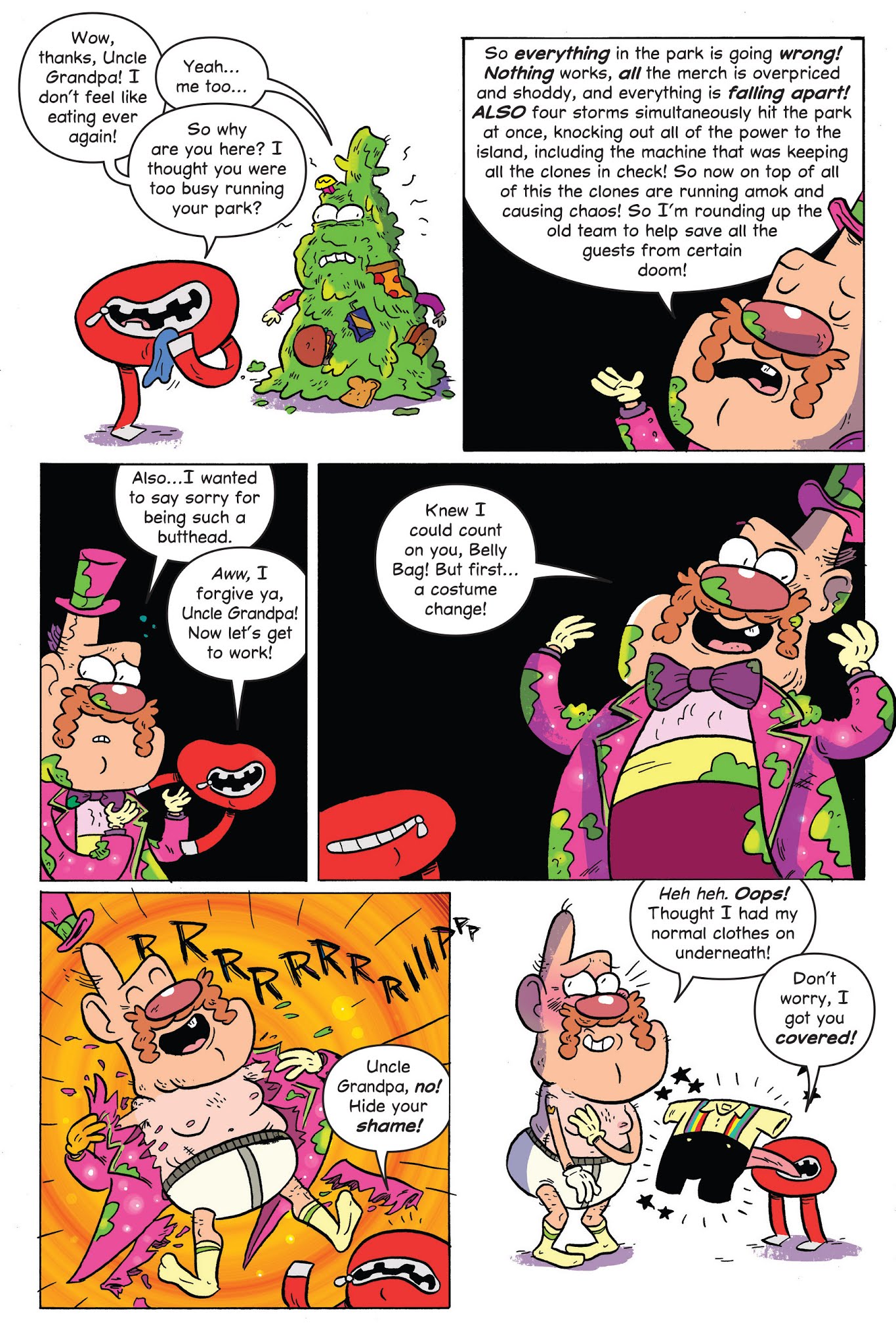 Read online Uncle Grandpa in Uncle Grandpaland comic -  Issue # TPB - 65
