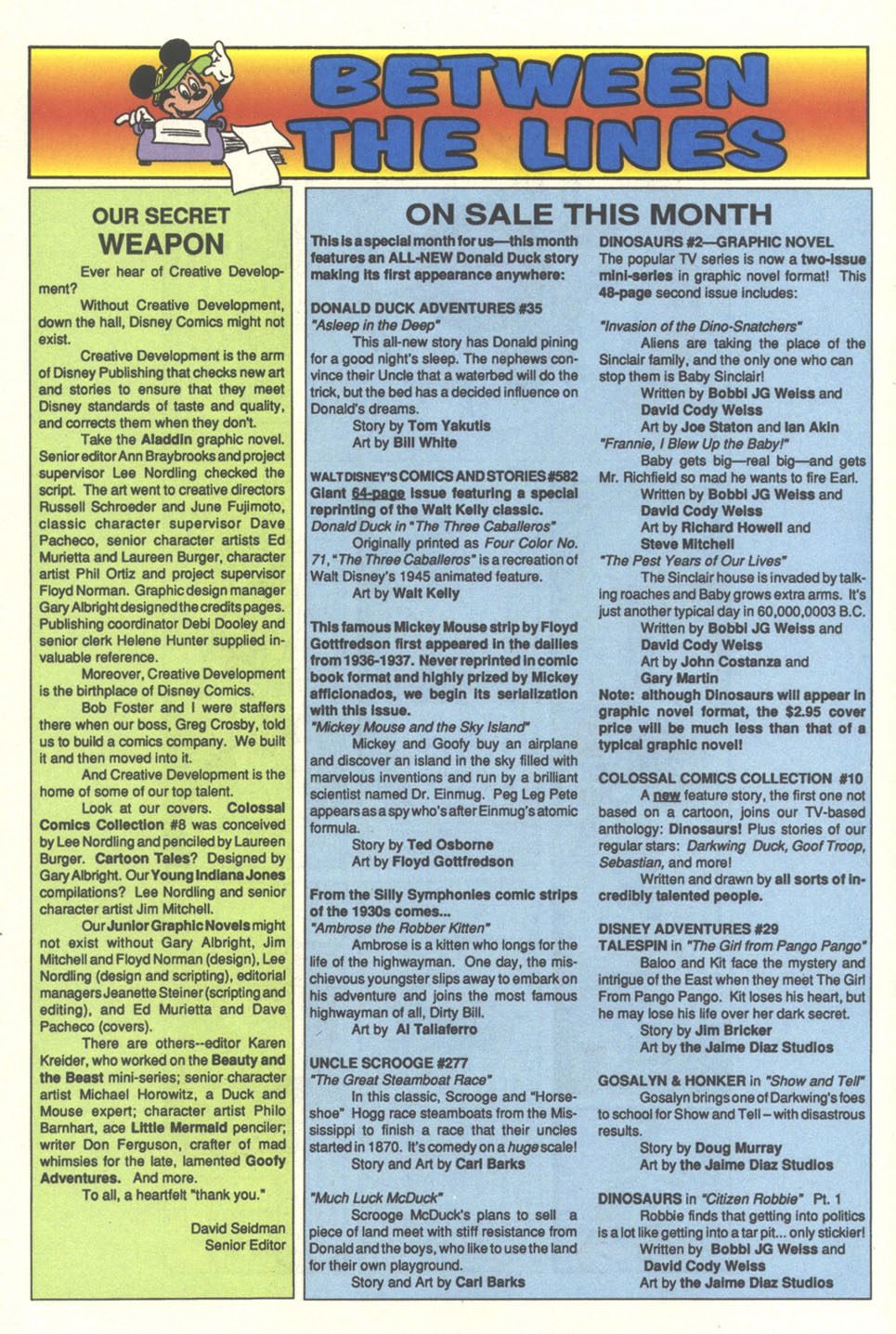 Read online Walt Disney's Comics and Stories comic -  Issue #582 - 28