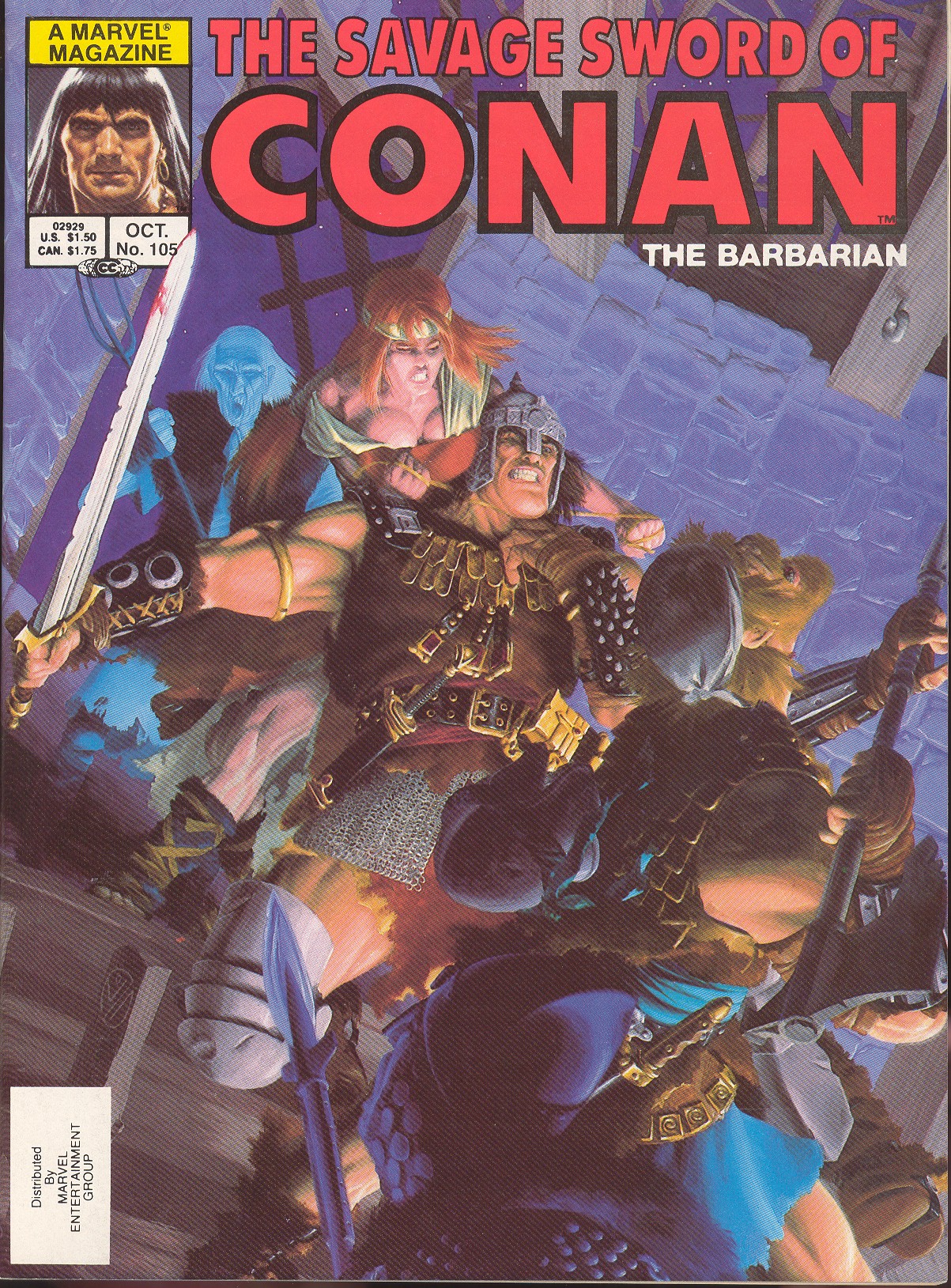 Read online The Savage Sword Of Conan comic -  Issue #105 - 1