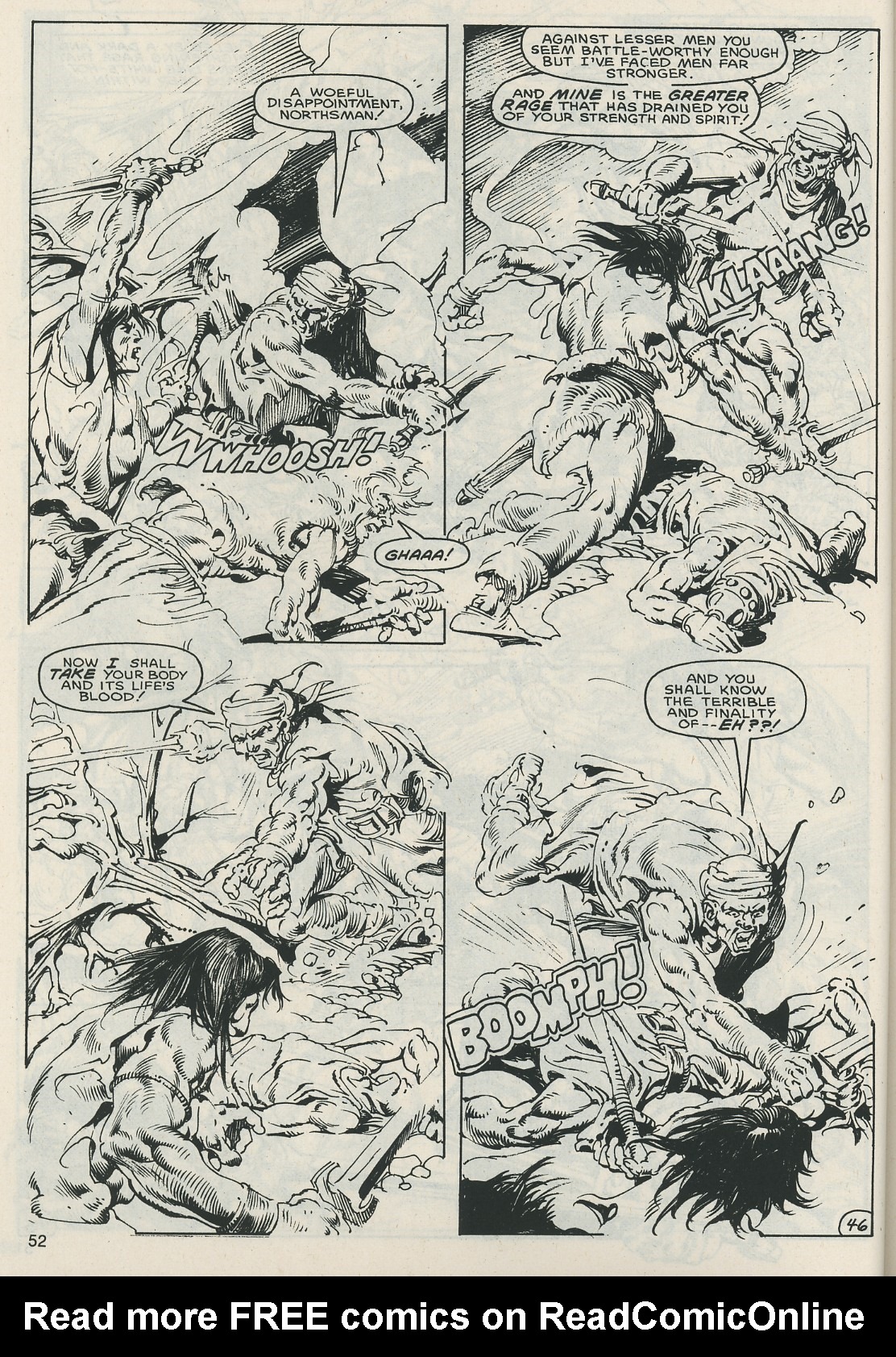 Read online The Savage Sword Of Conan comic -  Issue #121 - 52