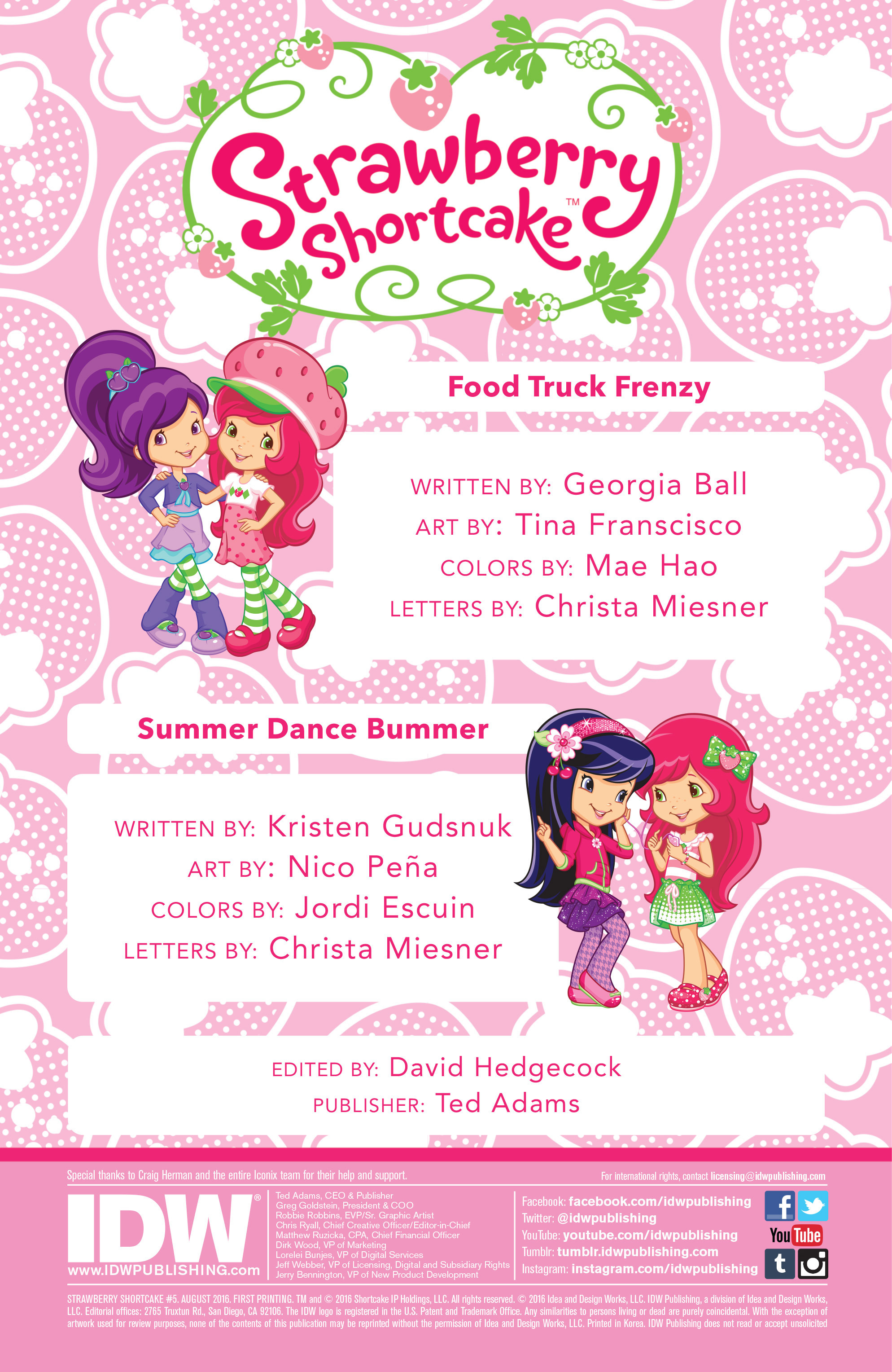 Read online Strawberry Shortcake (2016) comic -  Issue #5 - 2