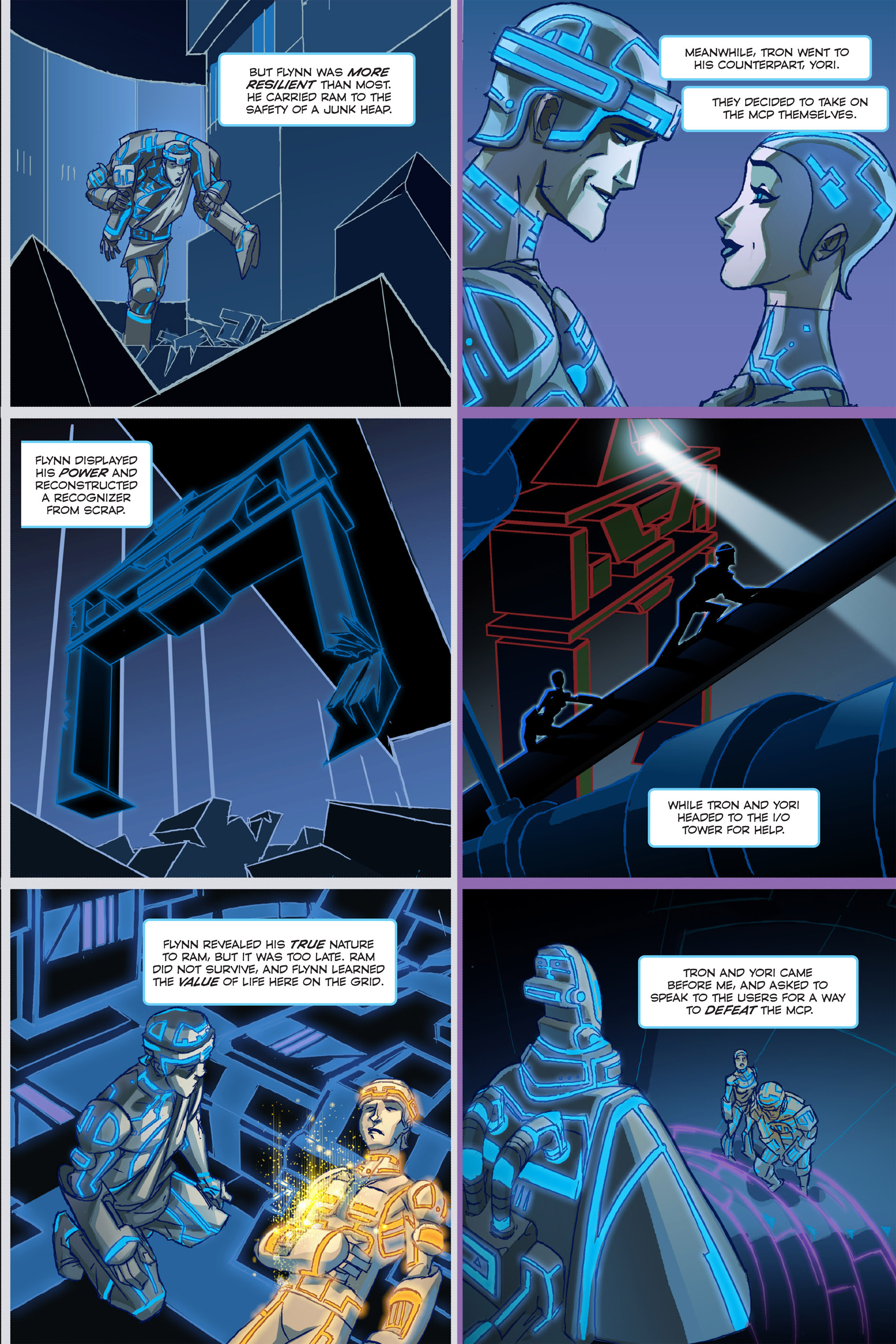 Read online TRON: Betrayal comic -  Issue # TPB - 8