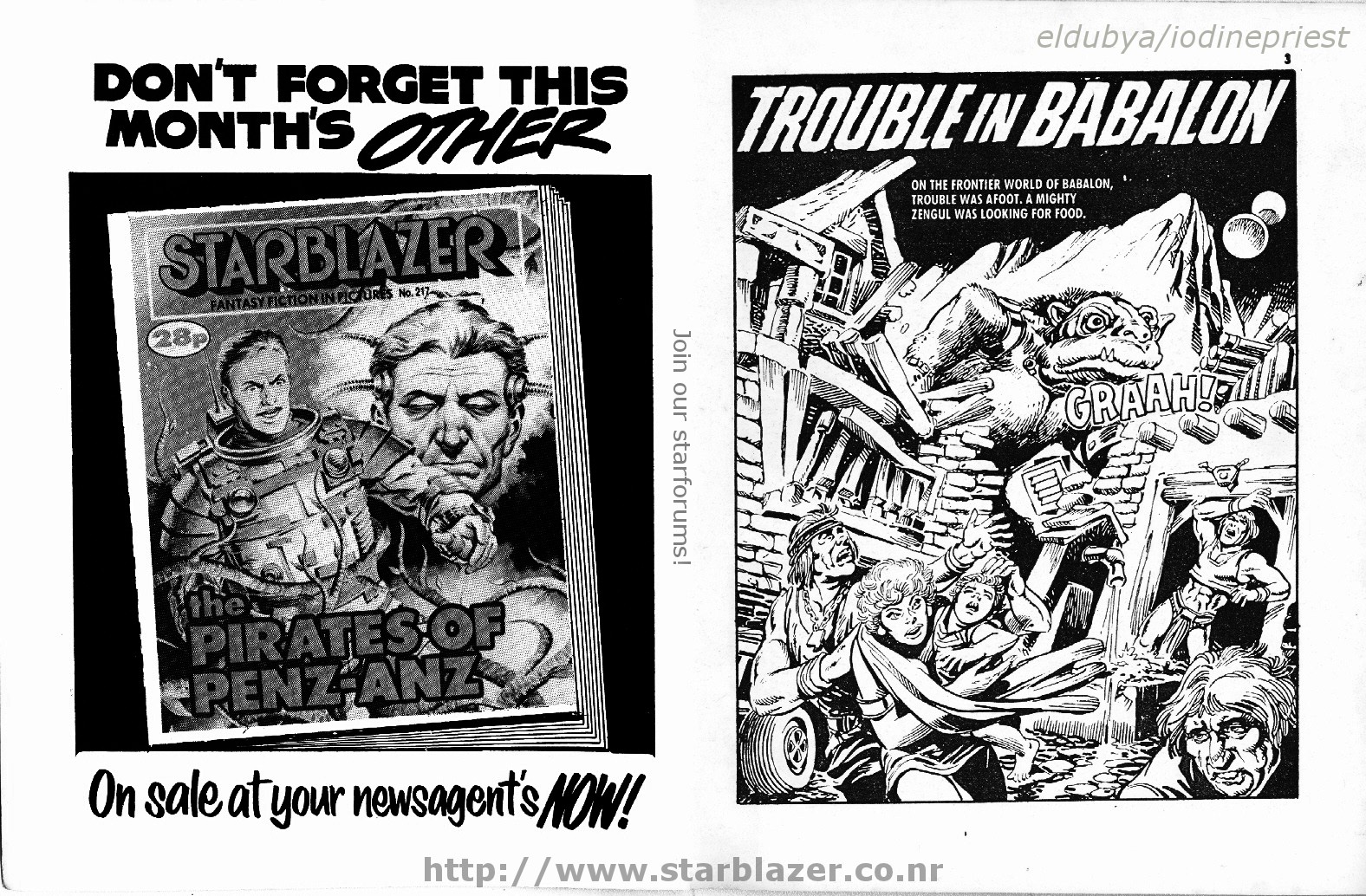 Read online Starblazer comic -  Issue #216 - 3